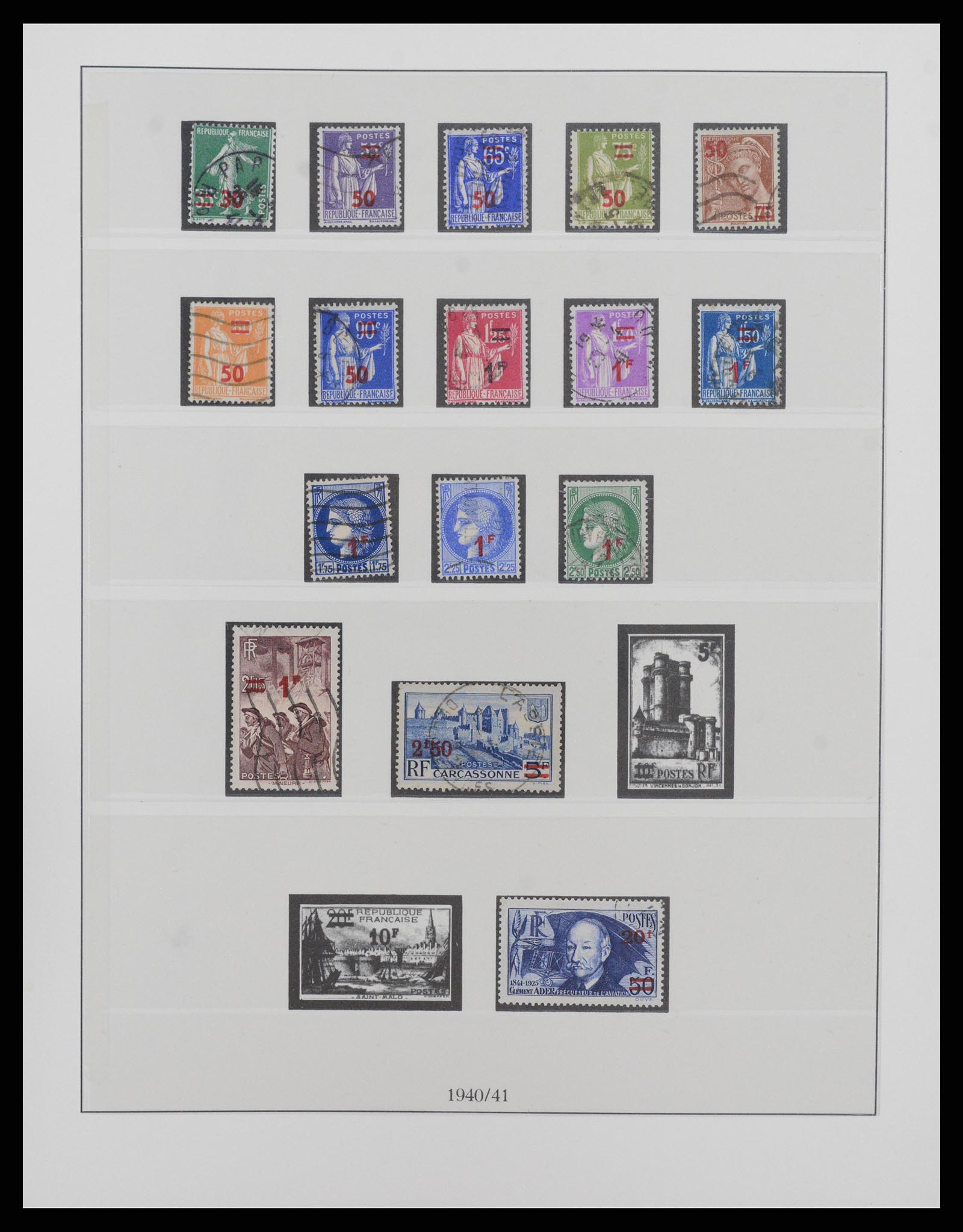 37719 048 - Postzegelverzameling 37719 Frankrijk 1849-2009.