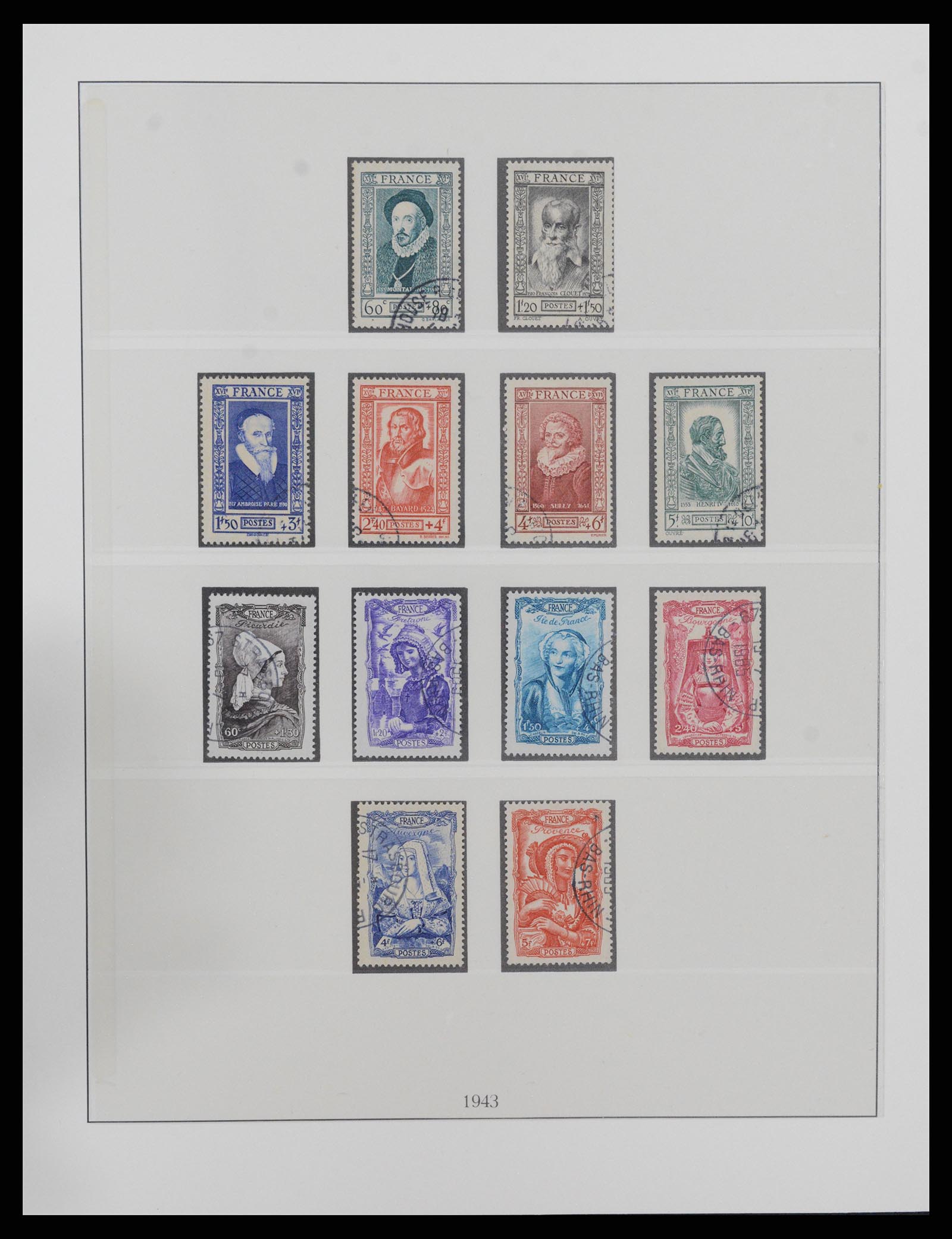 37719 052 - Postzegelverzameling 37719 Frankrijk 1849-2009.