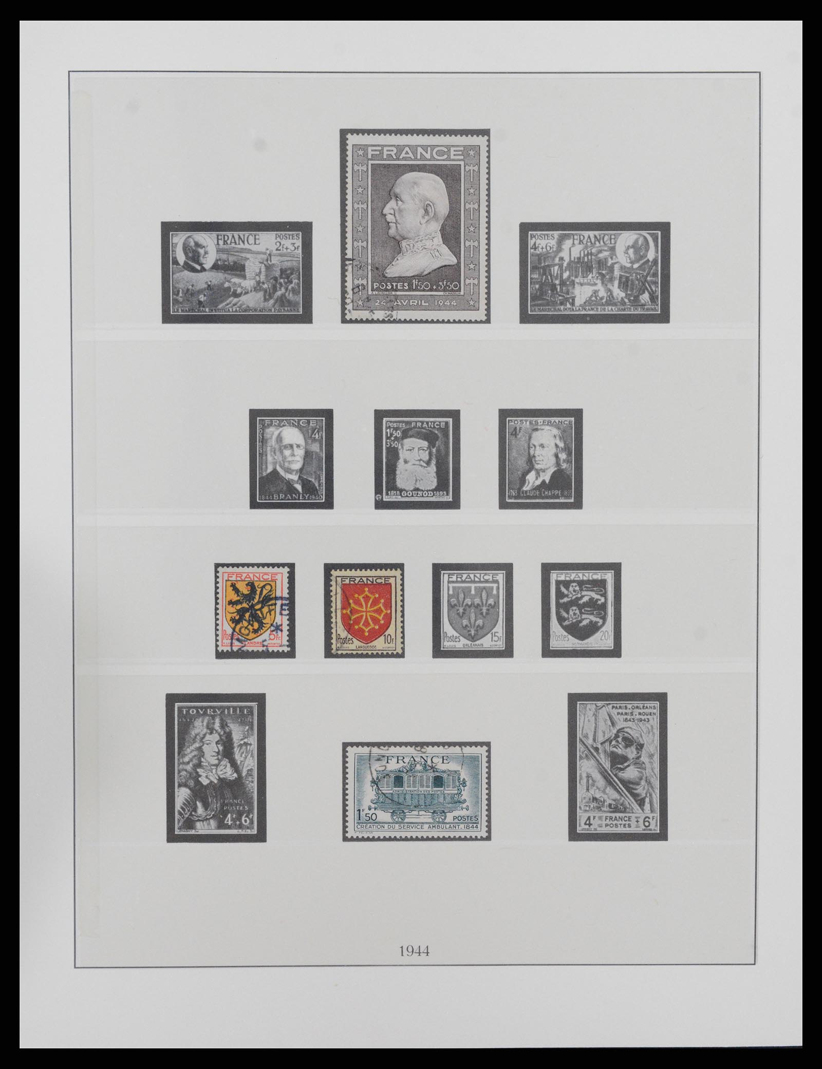 37719 053 - Postzegelverzameling 37719 Frankrijk 1849-2009.