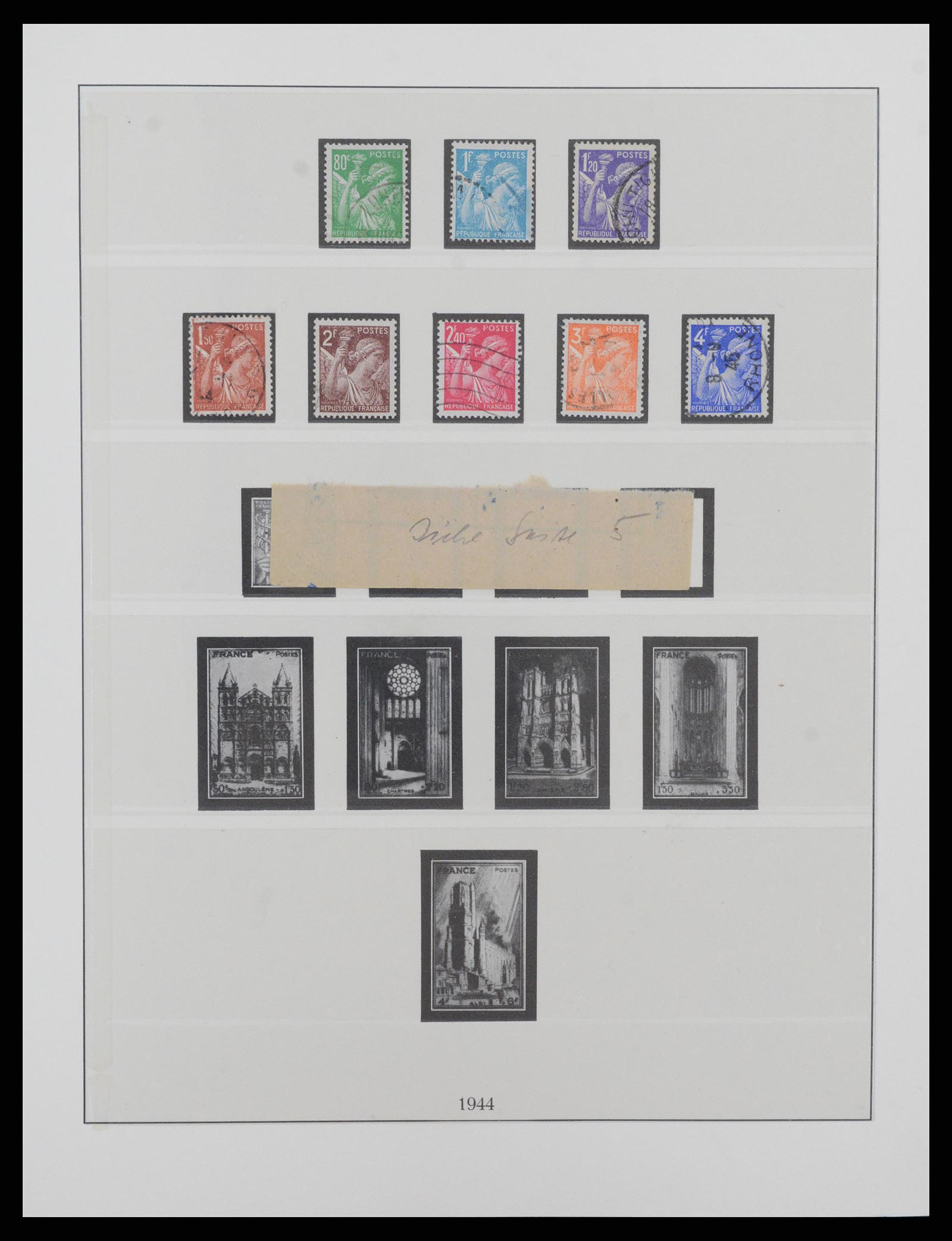 37719 055 - Postzegelverzameling 37719 Frankrijk 1849-2009.