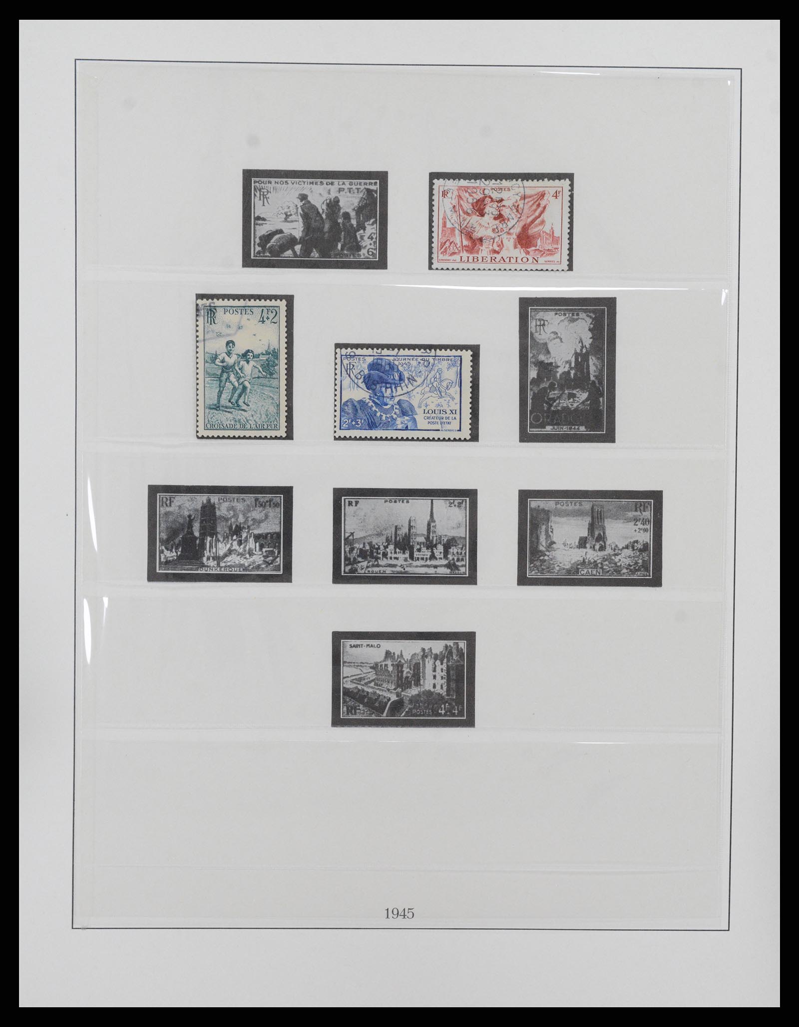 37719 059 - Postzegelverzameling 37719 Frankrijk 1849-2009.