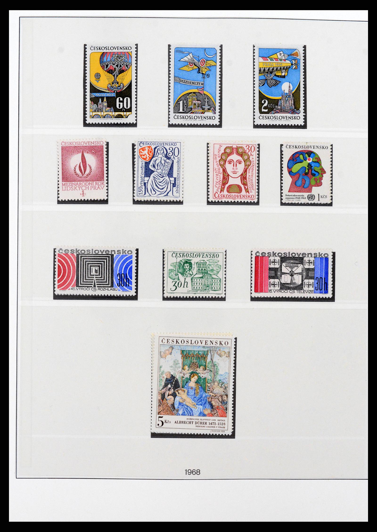 37724 003 - Postzegelverzameling 37724 Tsjechoslowakije 1918-1990.