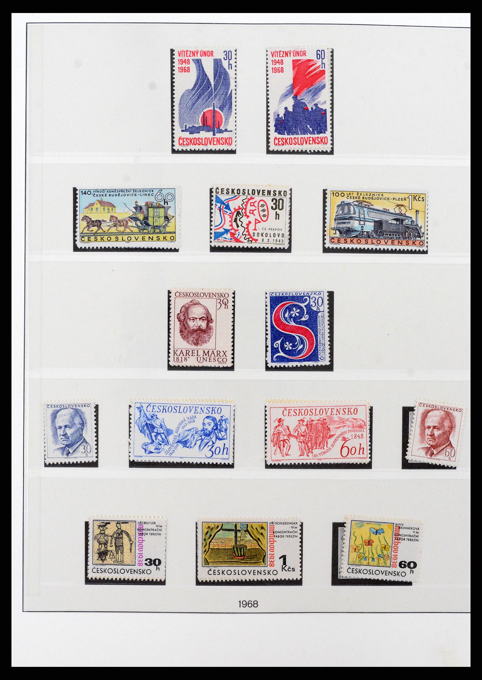 37724 004 - Stamp collection 37724 Czechoslovakia 1918-1990.