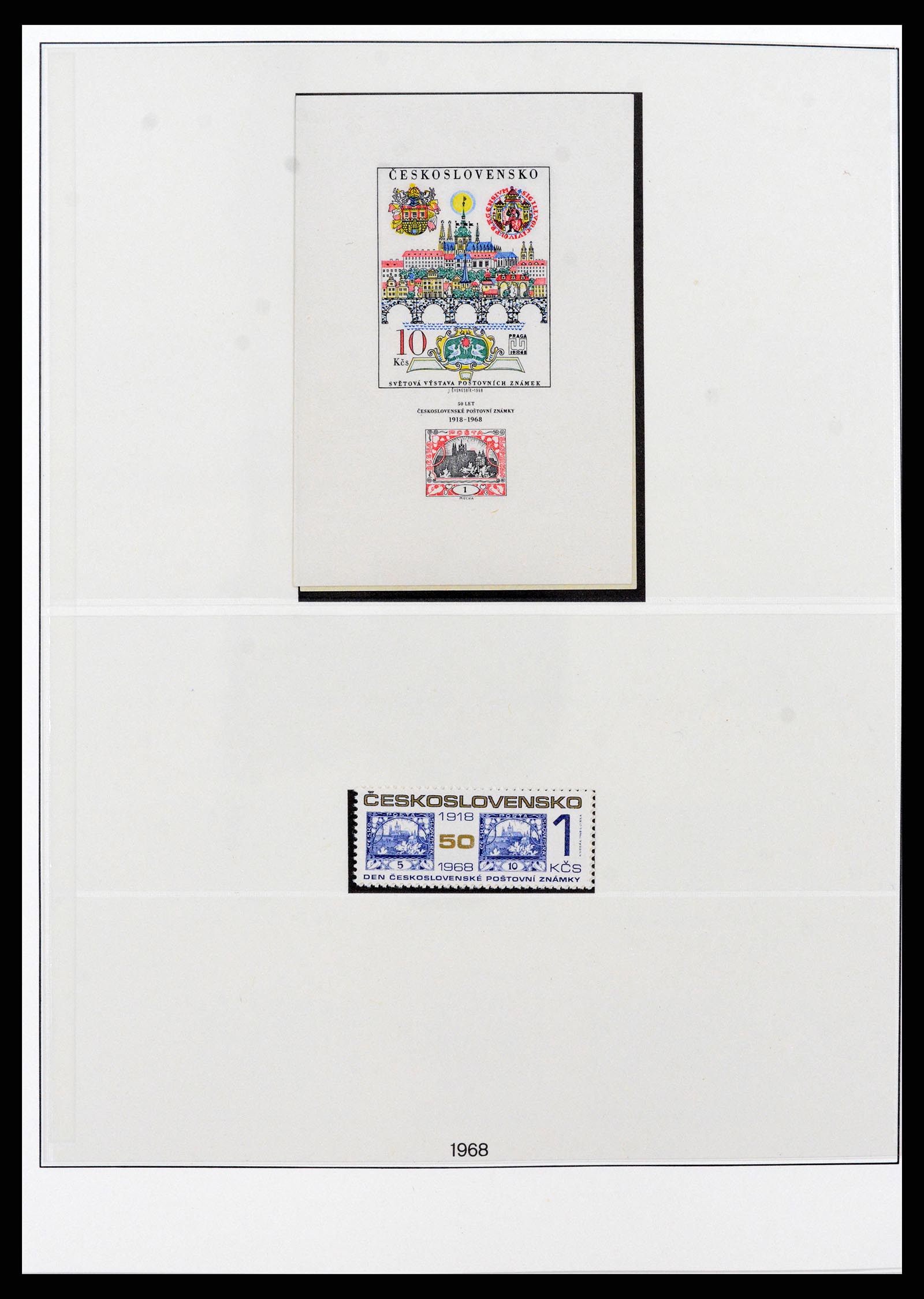37724 008 - Postzegelverzameling 37724 Tsjechoslowakije 1918-1990.