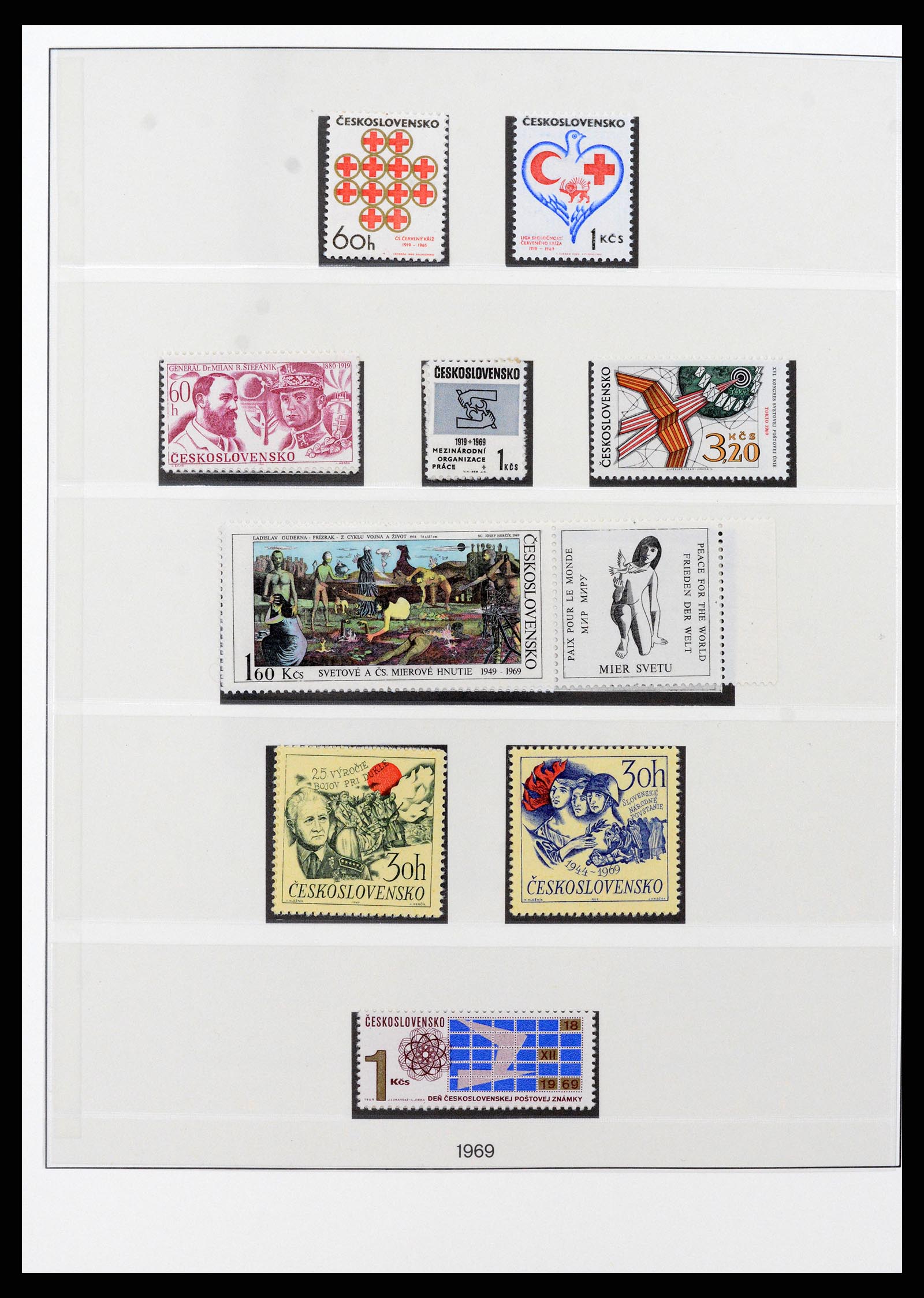 37724 012 - Postzegelverzameling 37724 Tsjechoslowakije 1918-1990.