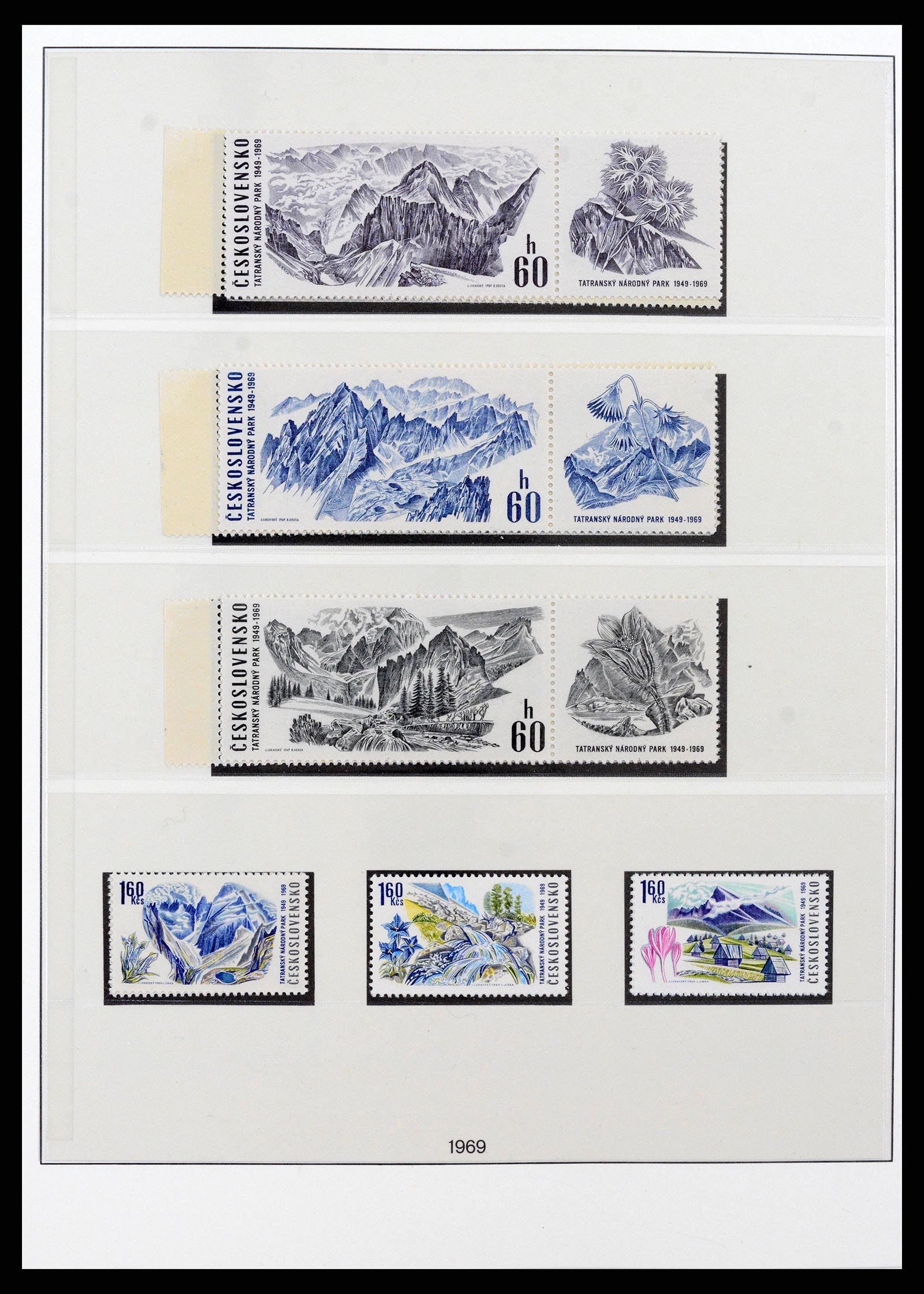 37724 017 - Postzegelverzameling 37724 Tsjechoslowakije 1918-1990.