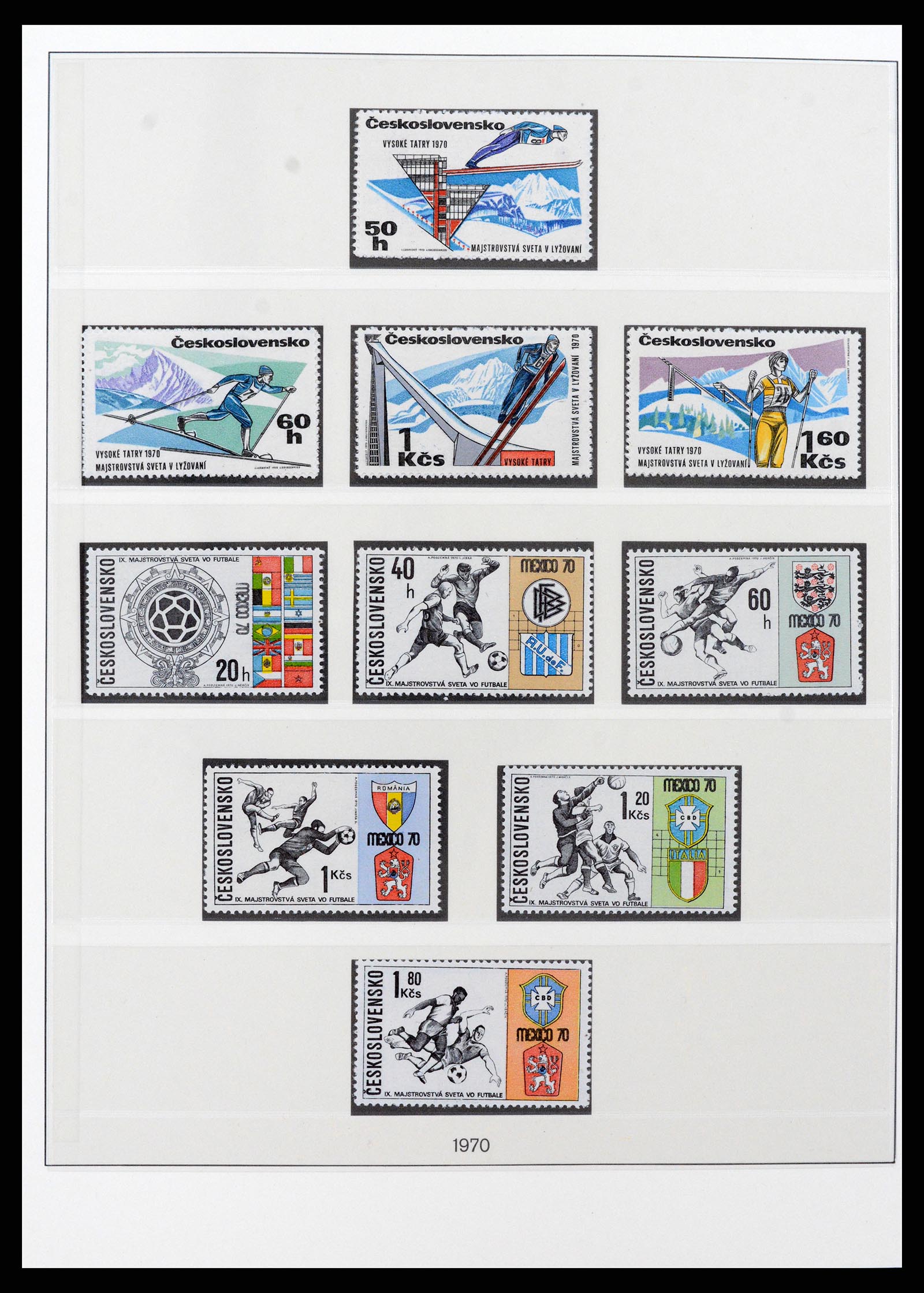 37724 019 - Postzegelverzameling 37724 Tsjechoslowakije 1918-1990.