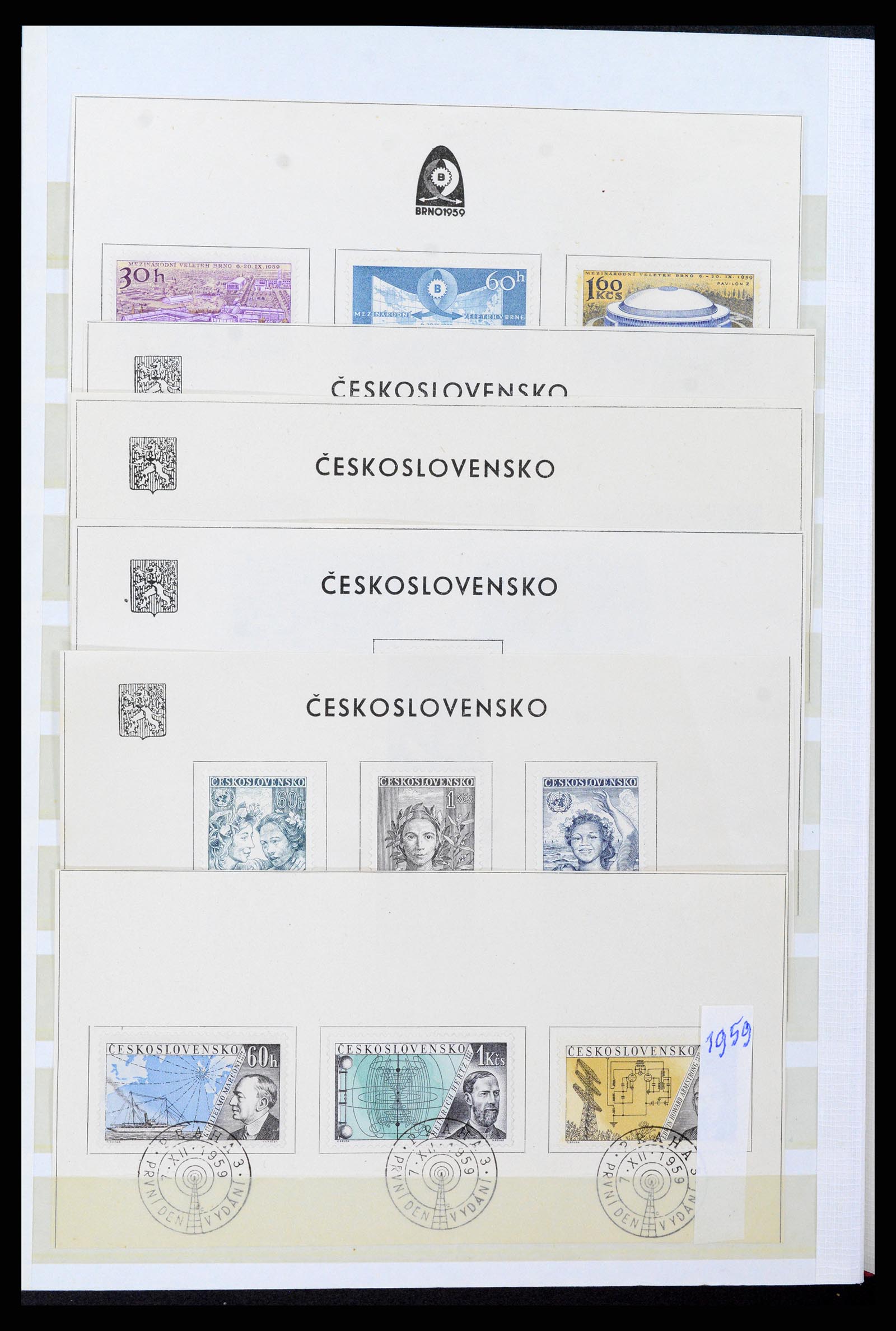 37724 702 - Stamp collection 37724 Czechoslovakia 1918-1990.