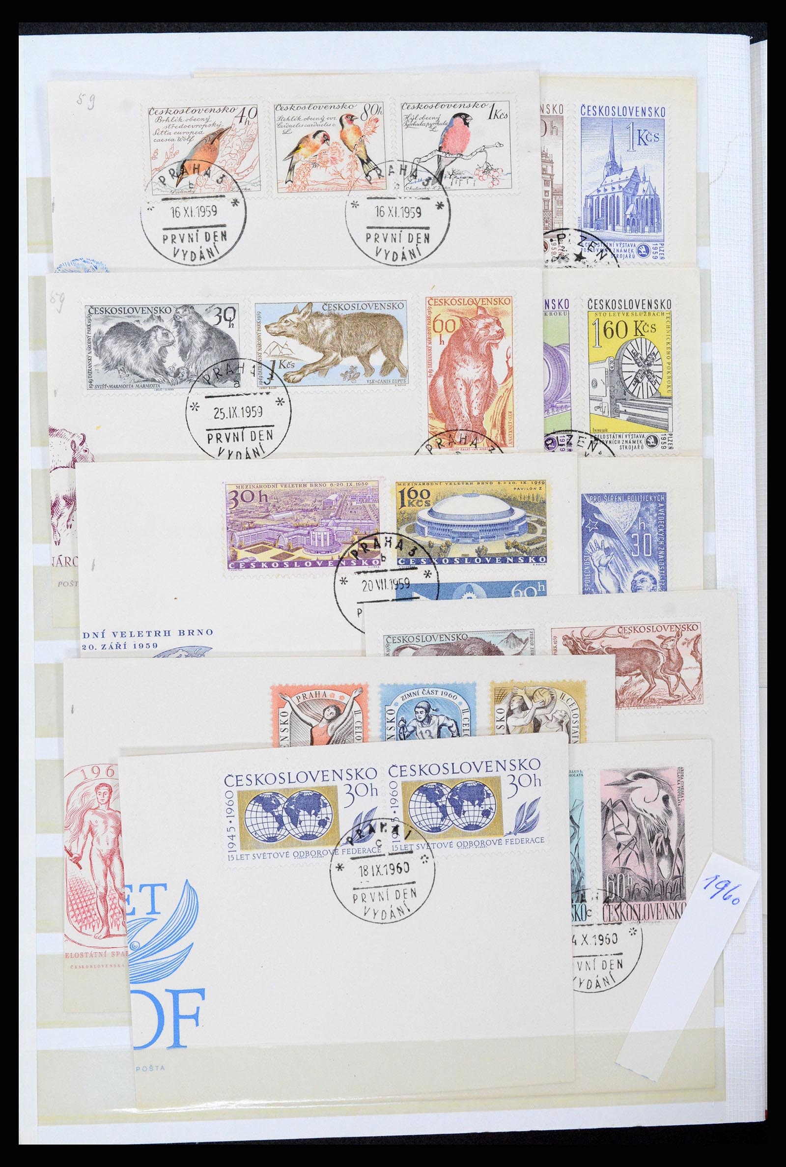37724 709 - Stamp collection 37724 Czechoslovakia 1918-1990.