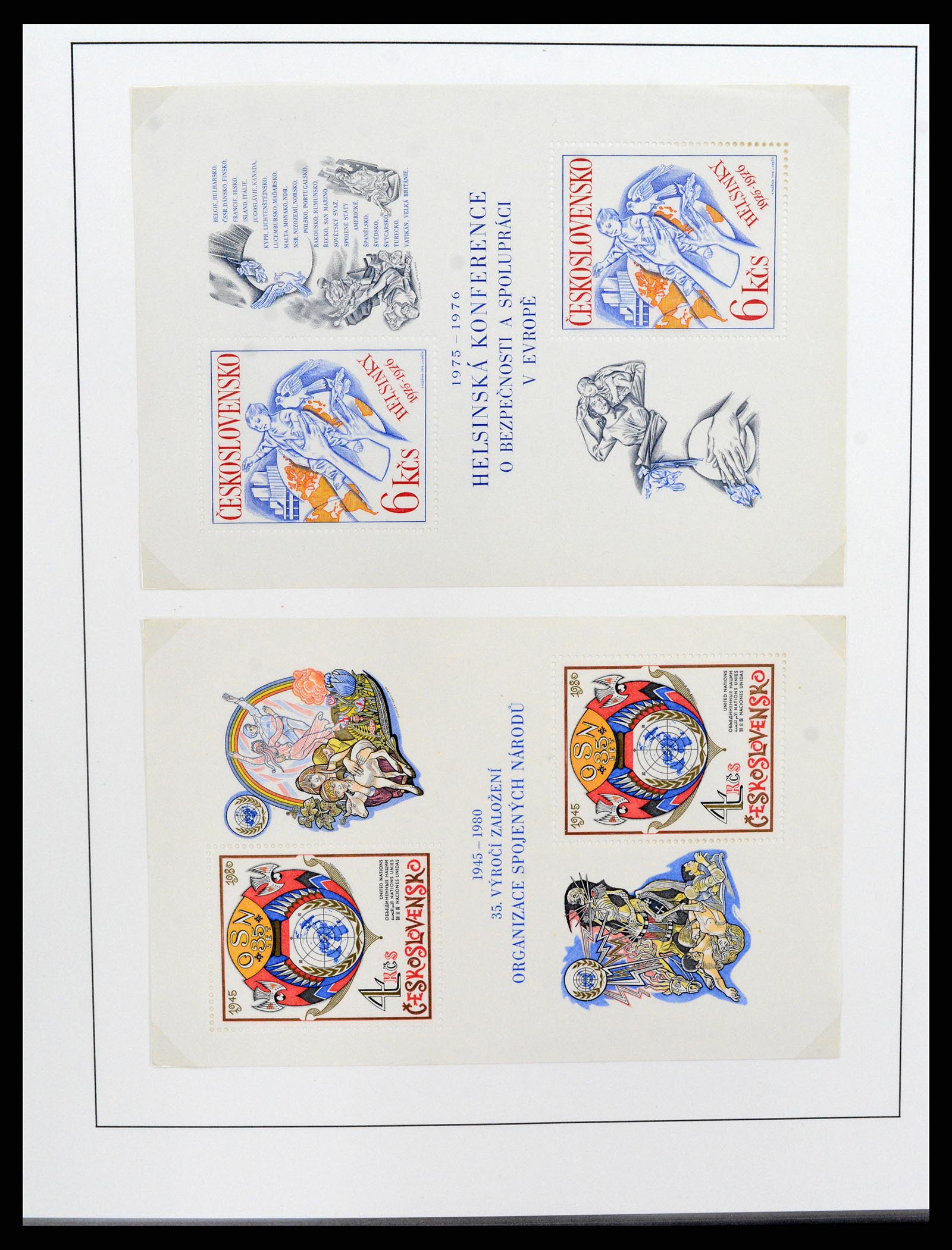 37725 007 - Stamp collection 37725 Czechoslovakia/Slovakia/Czech republic 1918-2020.