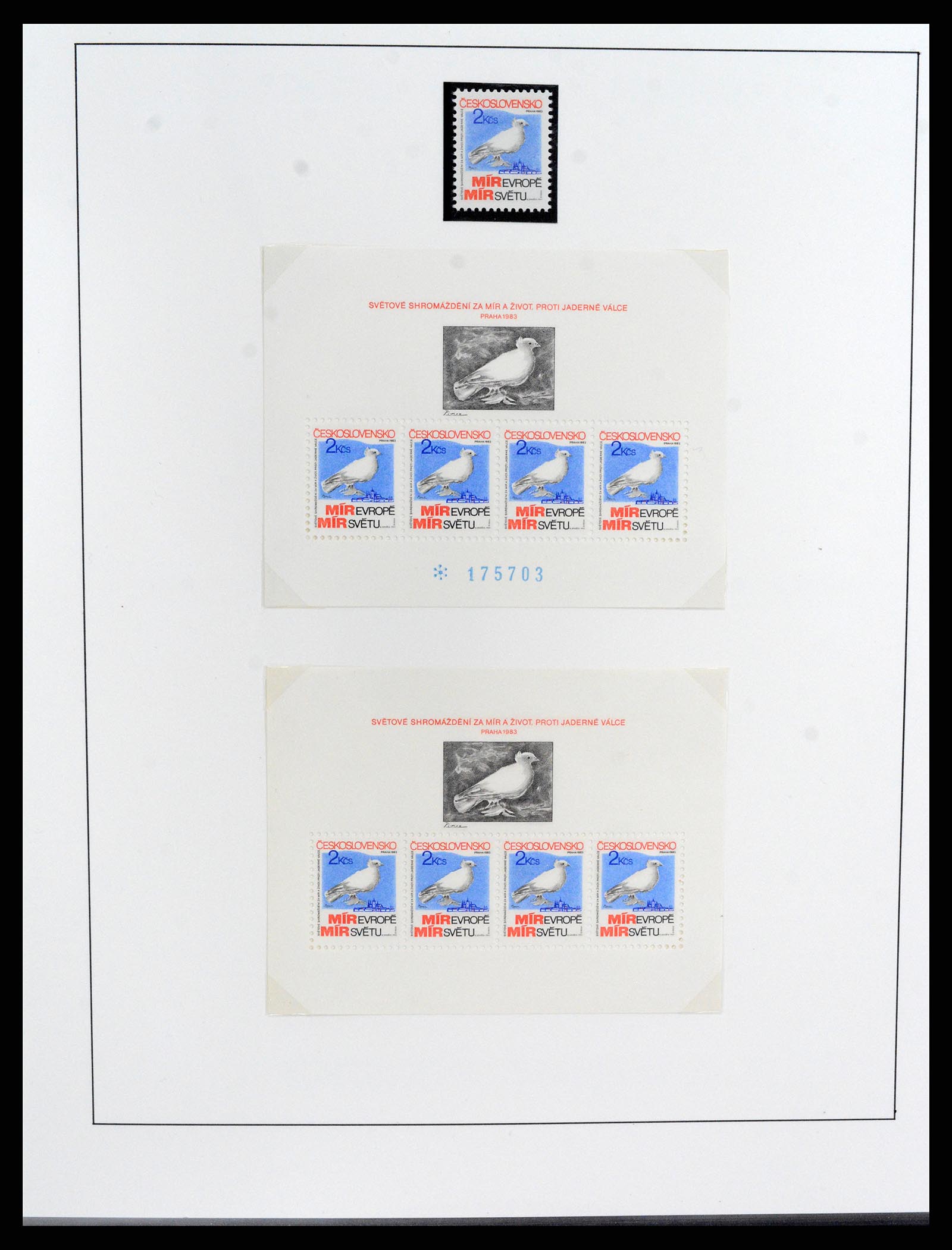 37725 009 - Postzegelverzameling 37725 Tsjechoslowakije/Slowakije/Tsjechie 1918-2