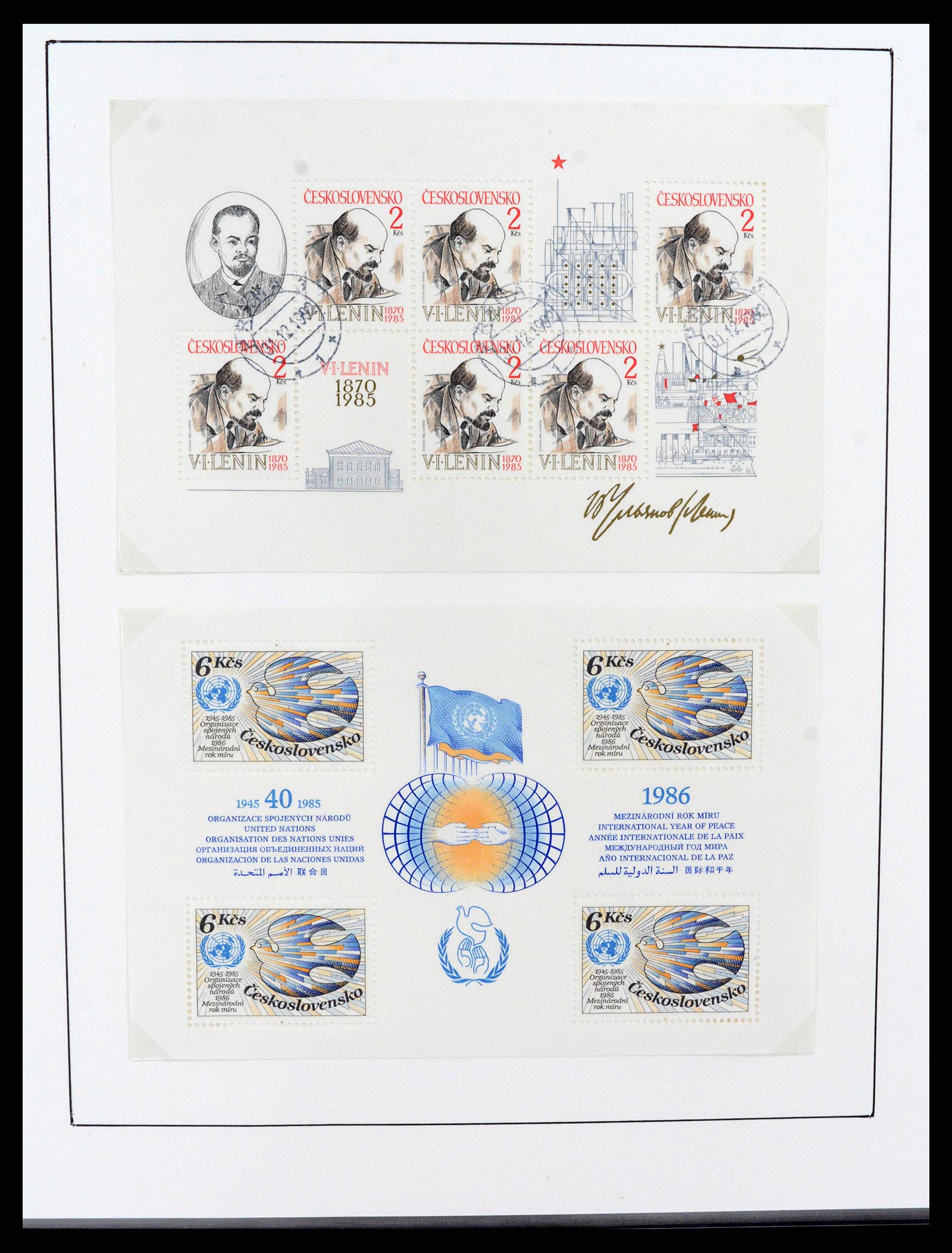 37725 010 - Postzegelverzameling 37725 Tsjechoslowakije/Slowakije/Tsjechie 1918-2