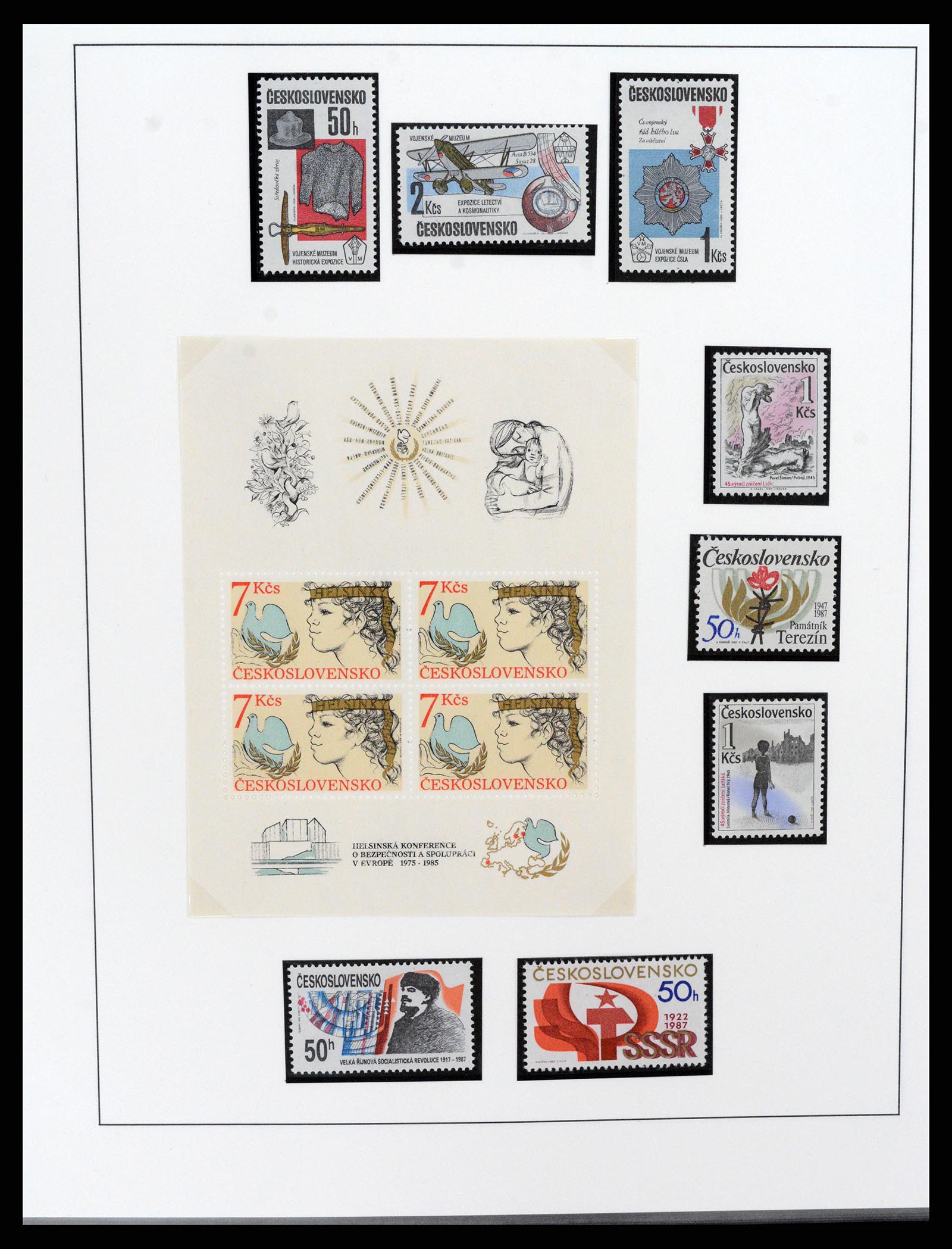 37725 011 - Postzegelverzameling 37725 Tsjechoslowakije/Slowakije/Tsjechie 1918-2