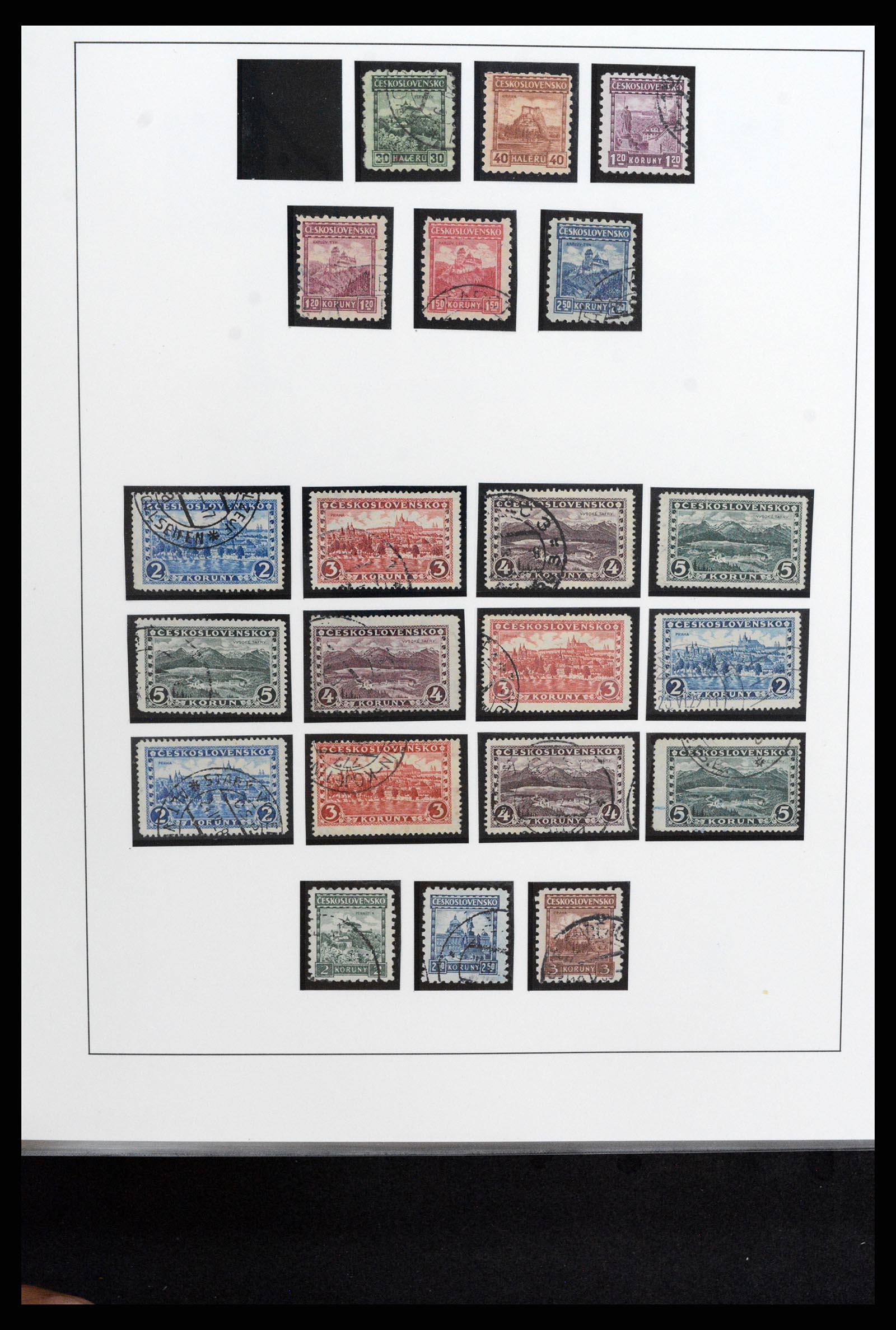37725 015 - Postzegelverzameling 37725 Tsjechoslowakije/Slowakije/Tsjechie 1918-2