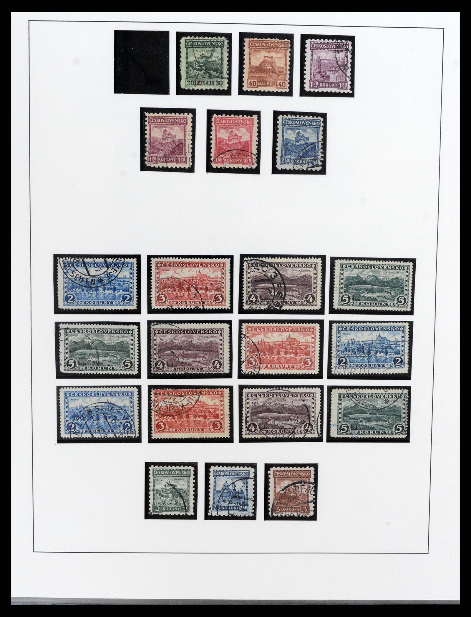 37725 016 - Postzegelverzameling 37725 Tsjechoslowakije/Slowakije/Tsjechie 1918-2