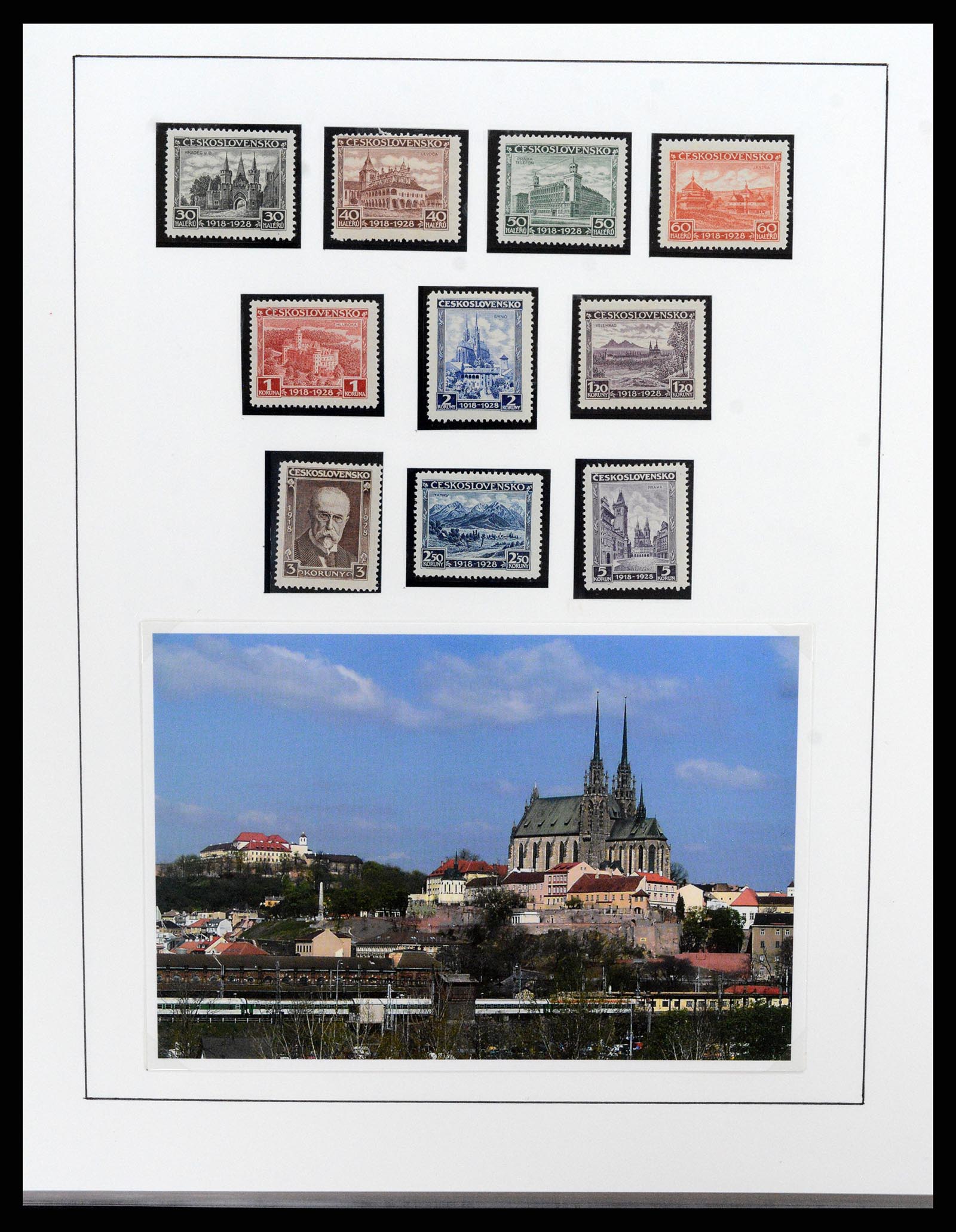 37725 017 - Postzegelverzameling 37725 Tsjechoslowakije/Slowakije/Tsjechie 1918-2
