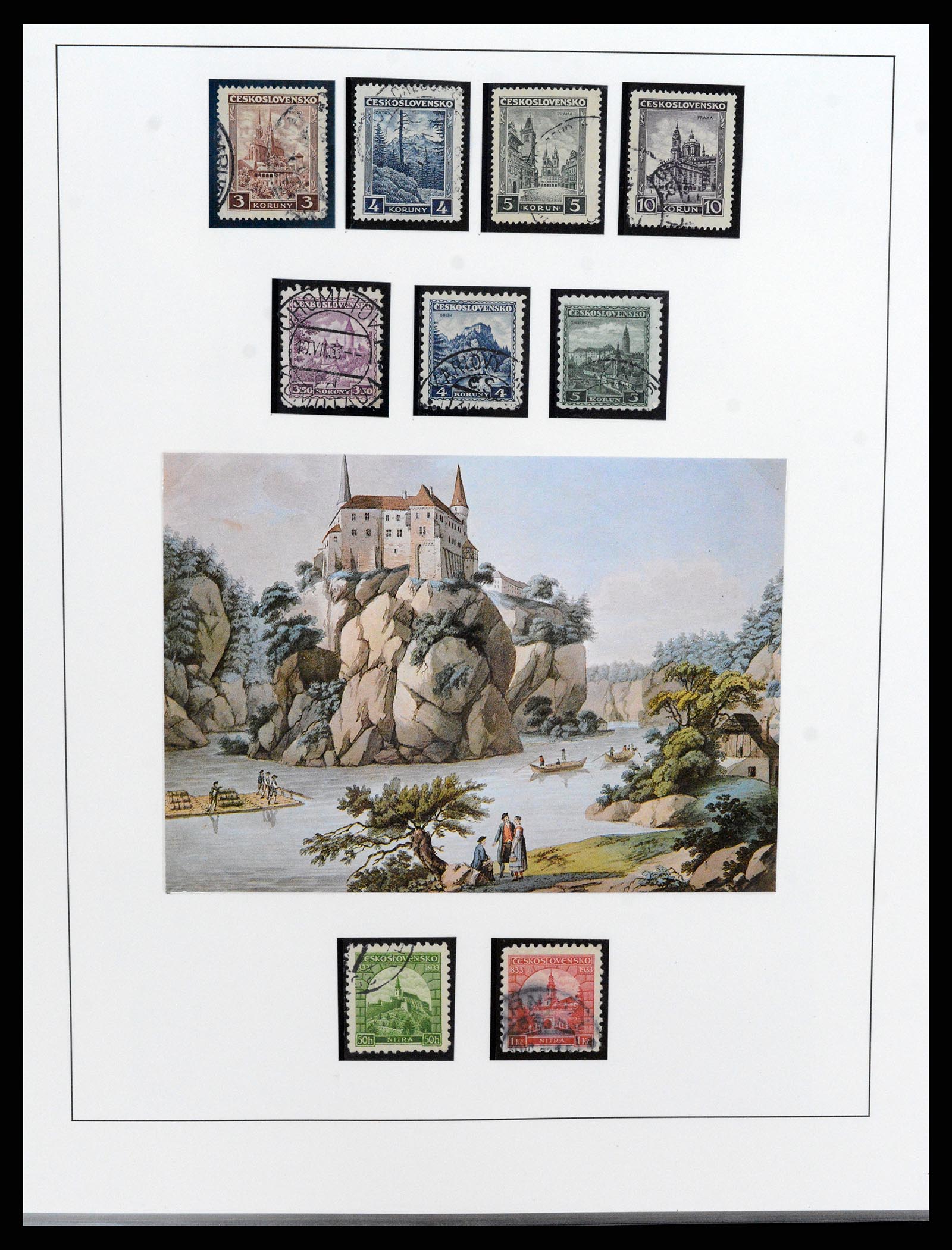 37725 018 - Postzegelverzameling 37725 Tsjechoslowakije/Slowakije/Tsjechie 1918-2