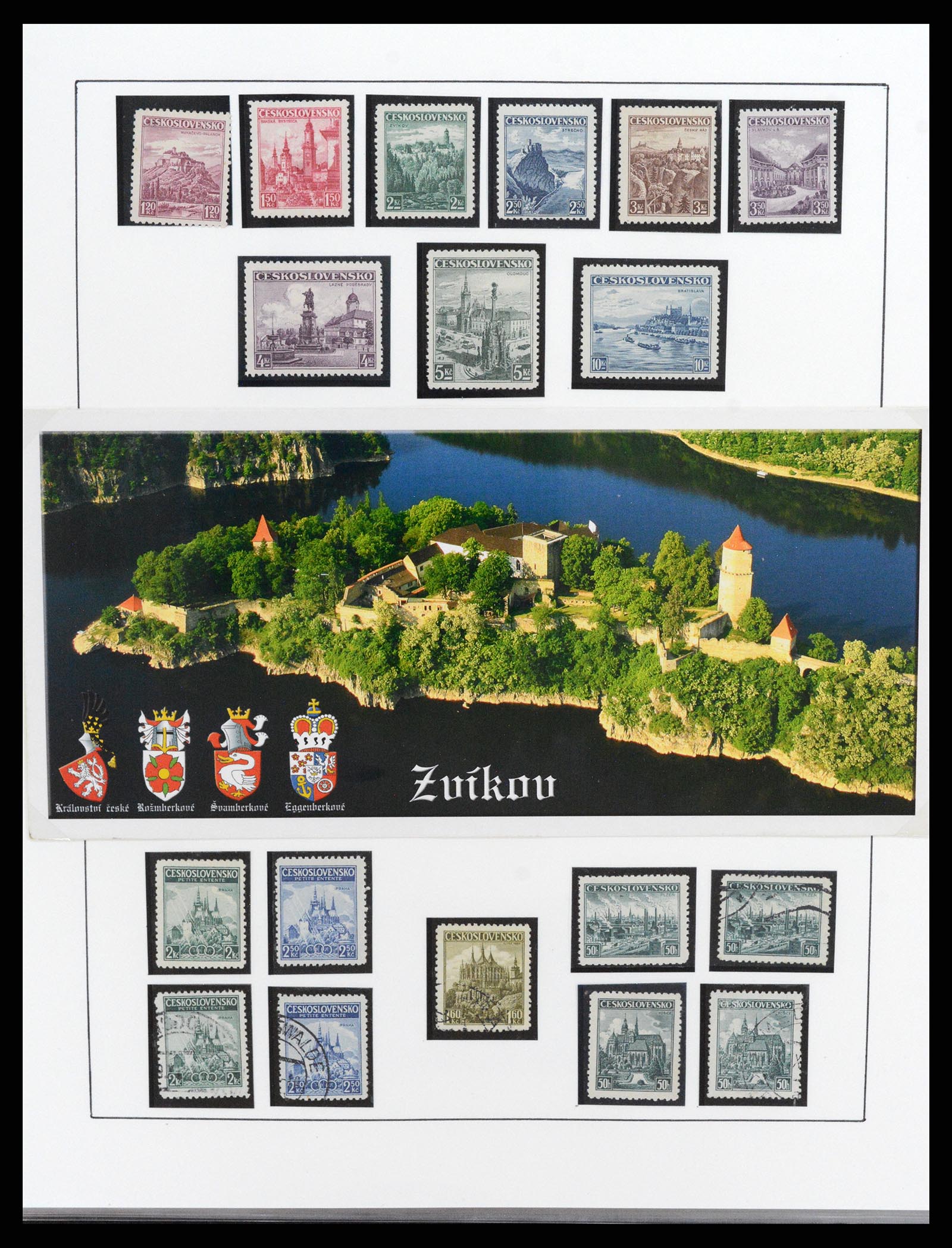 37725 019 - Postzegelverzameling 37725 Tsjechoslowakije/Slowakije/Tsjechie 1918-2