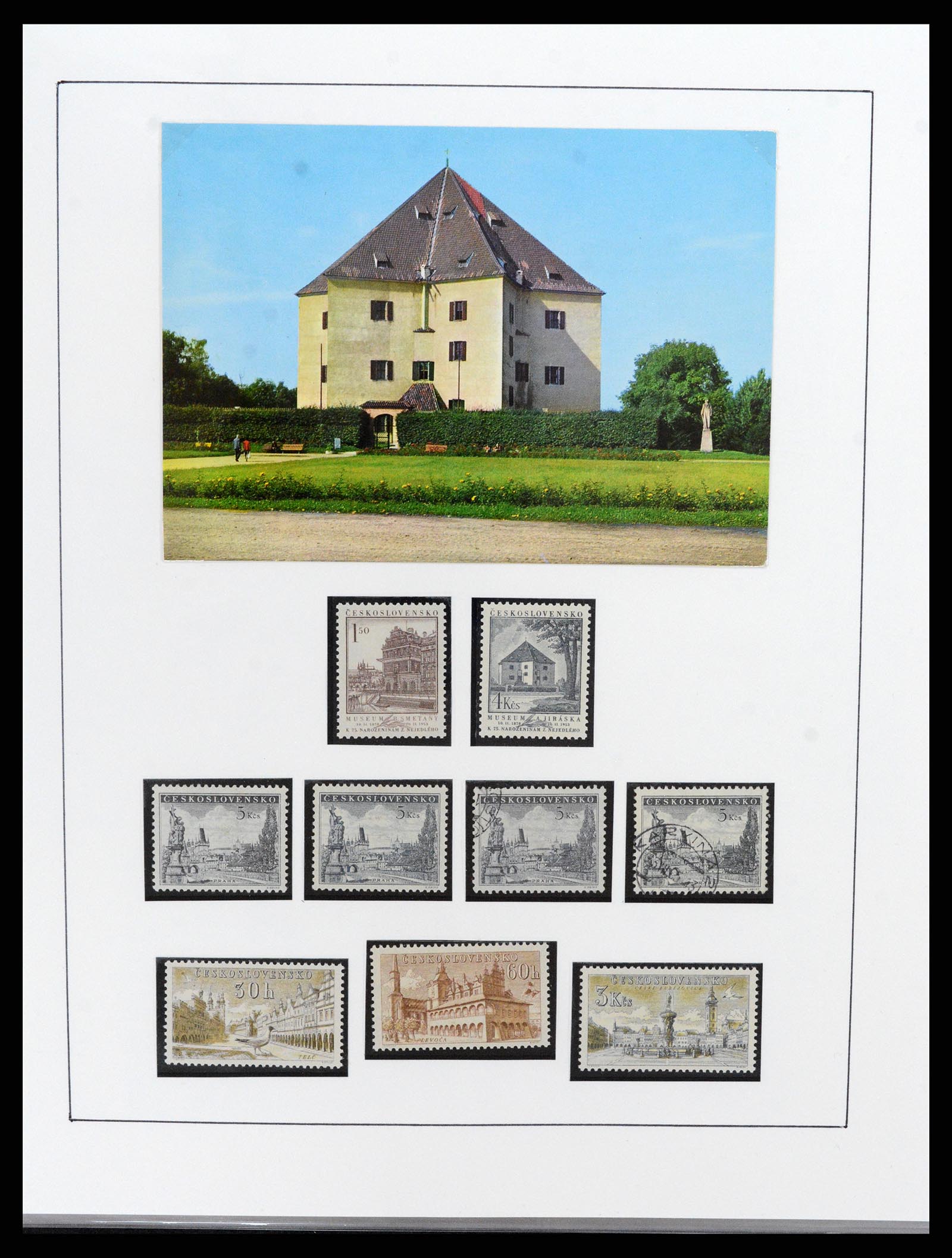 37725 021 - Postzegelverzameling 37725 Tsjechoslowakije/Slowakije/Tsjechie 1918-2