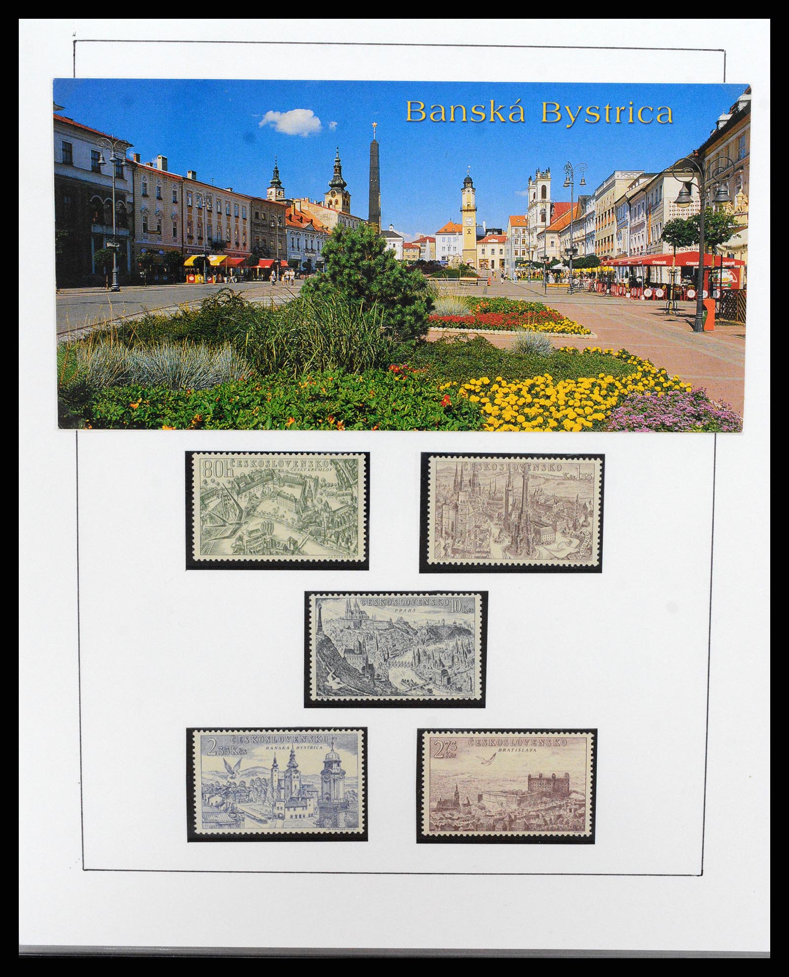 37725 023 - Postzegelverzameling 37725 Tsjechoslowakije/Slowakije/Tsjechie 1918-2