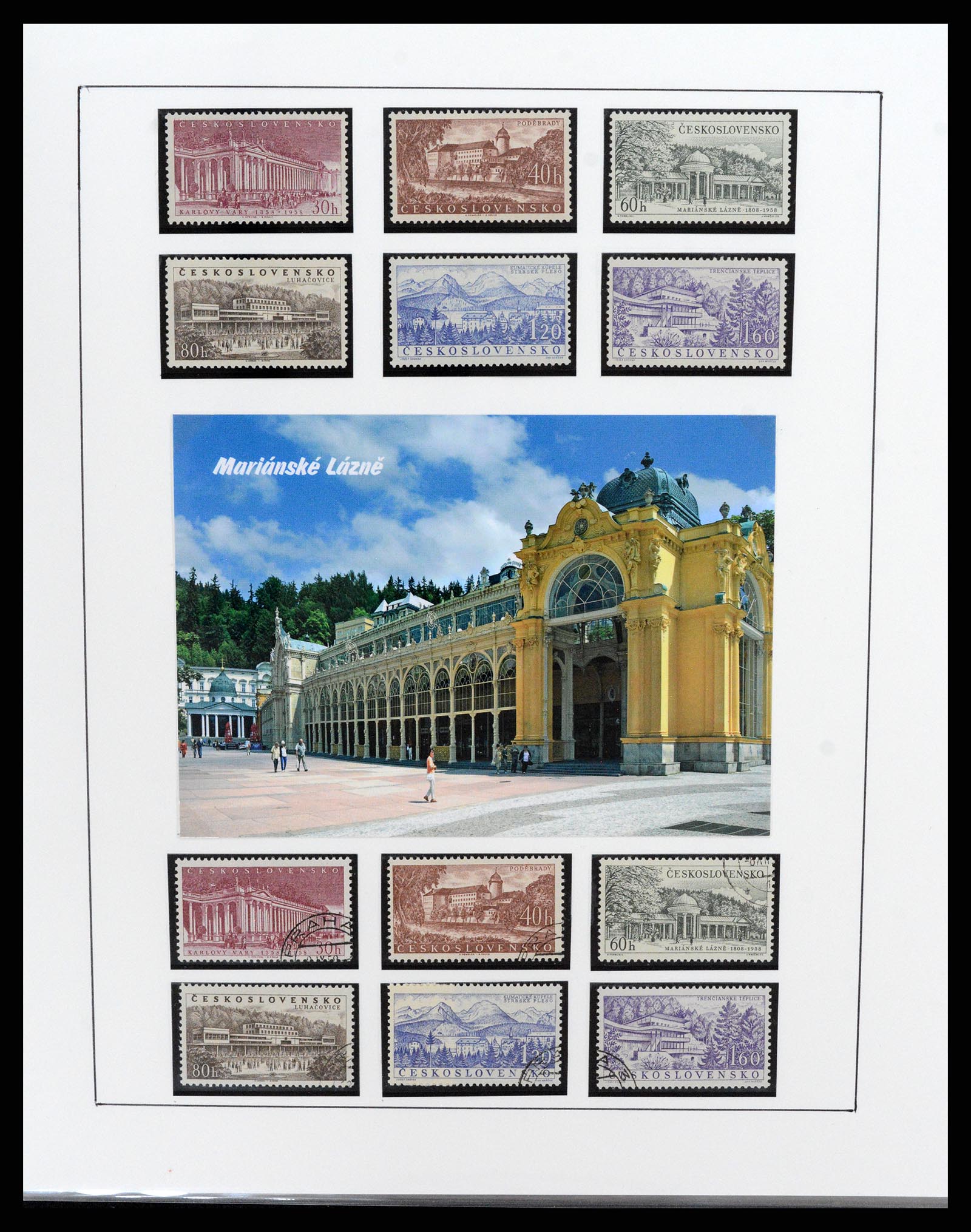 37725 027 - Postzegelverzameling 37725 Tsjechoslowakije/Slowakije/Tsjechie 1918-2
