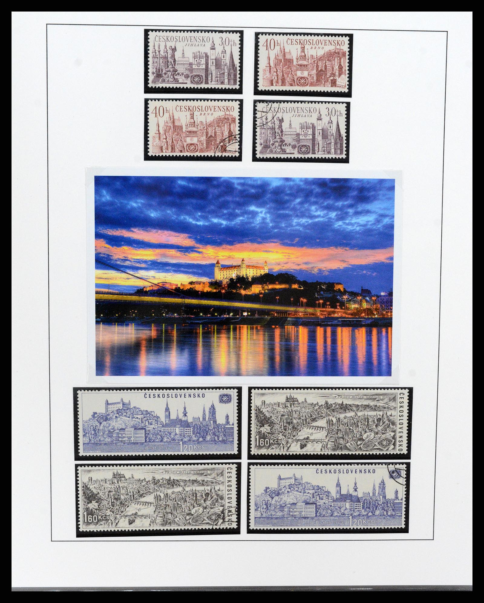 37725 032 - Postzegelverzameling 37725 Tsjechoslowakije/Slowakije/Tsjechie 1918-2