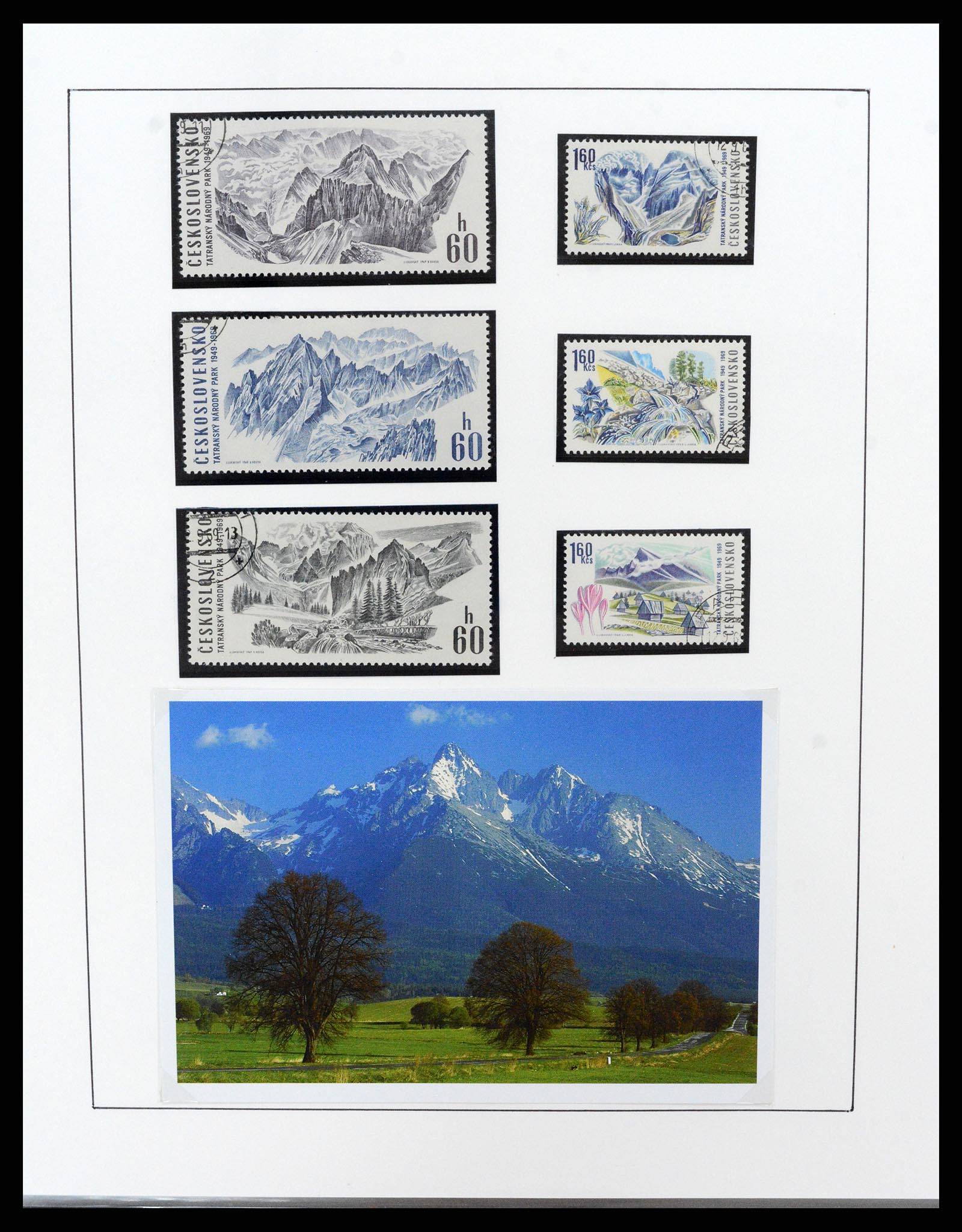 37725 035 - Postzegelverzameling 37725 Tsjechoslowakije/Slowakije/Tsjechie 1918-2