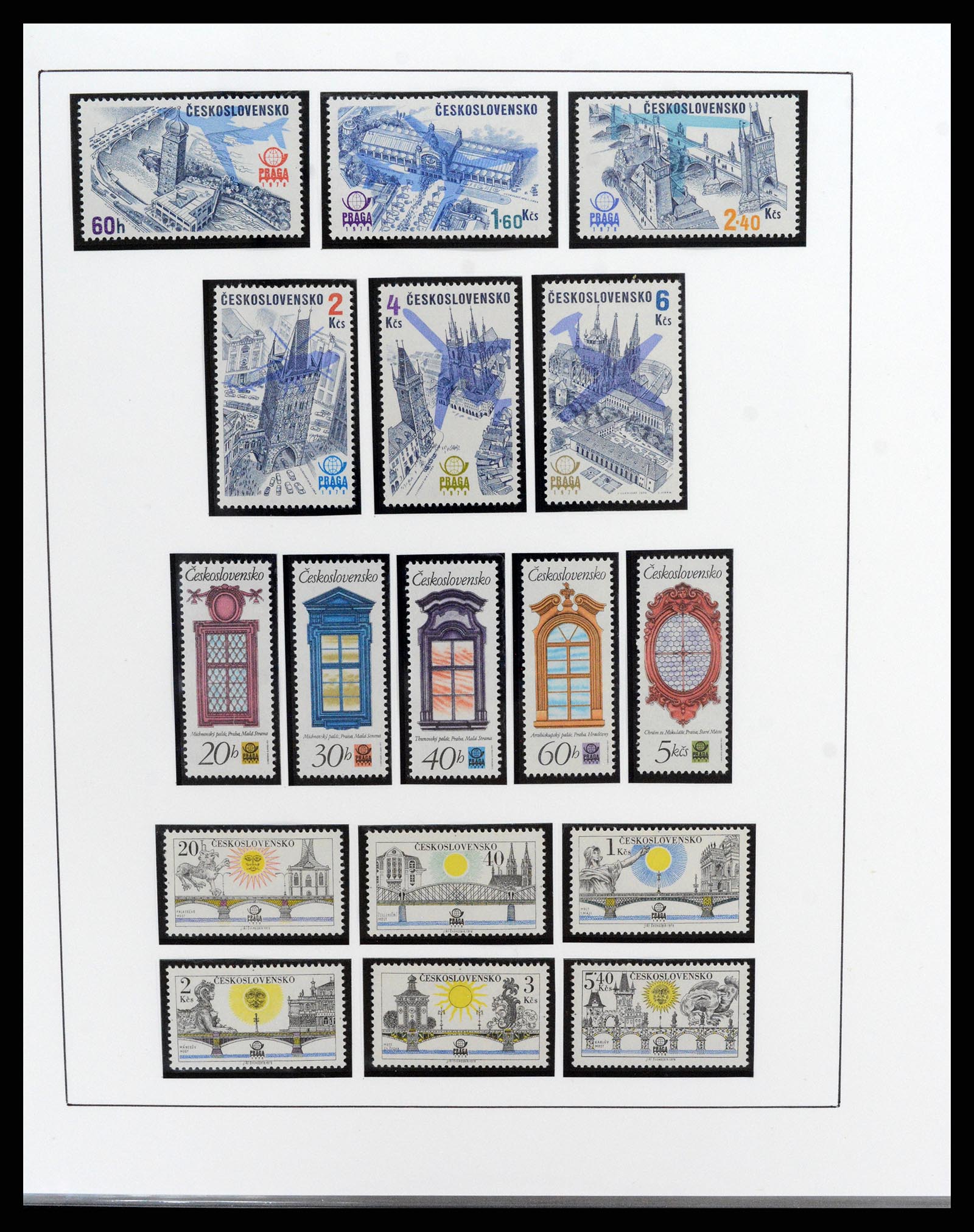37725 037 - Postzegelverzameling 37725 Tsjechoslowakije/Slowakije/Tsjechie 1918-2