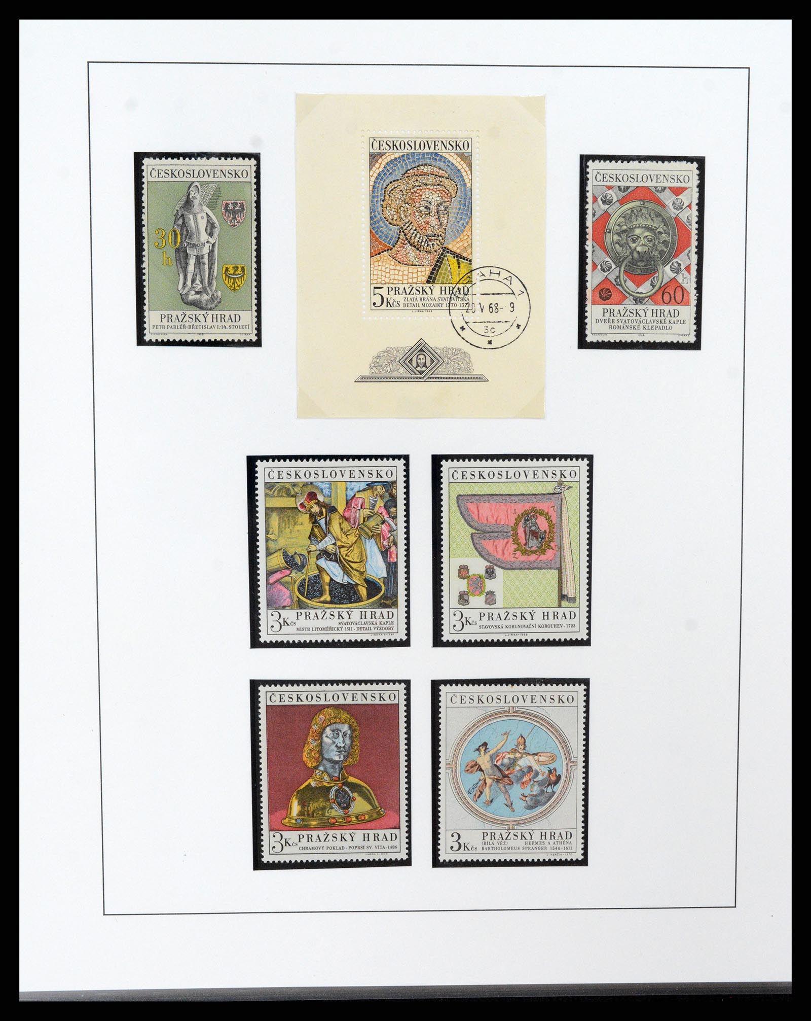 37725 044 - Postzegelverzameling 37725 Tsjechoslowakije/Slowakije/Tsjechie 1918-2