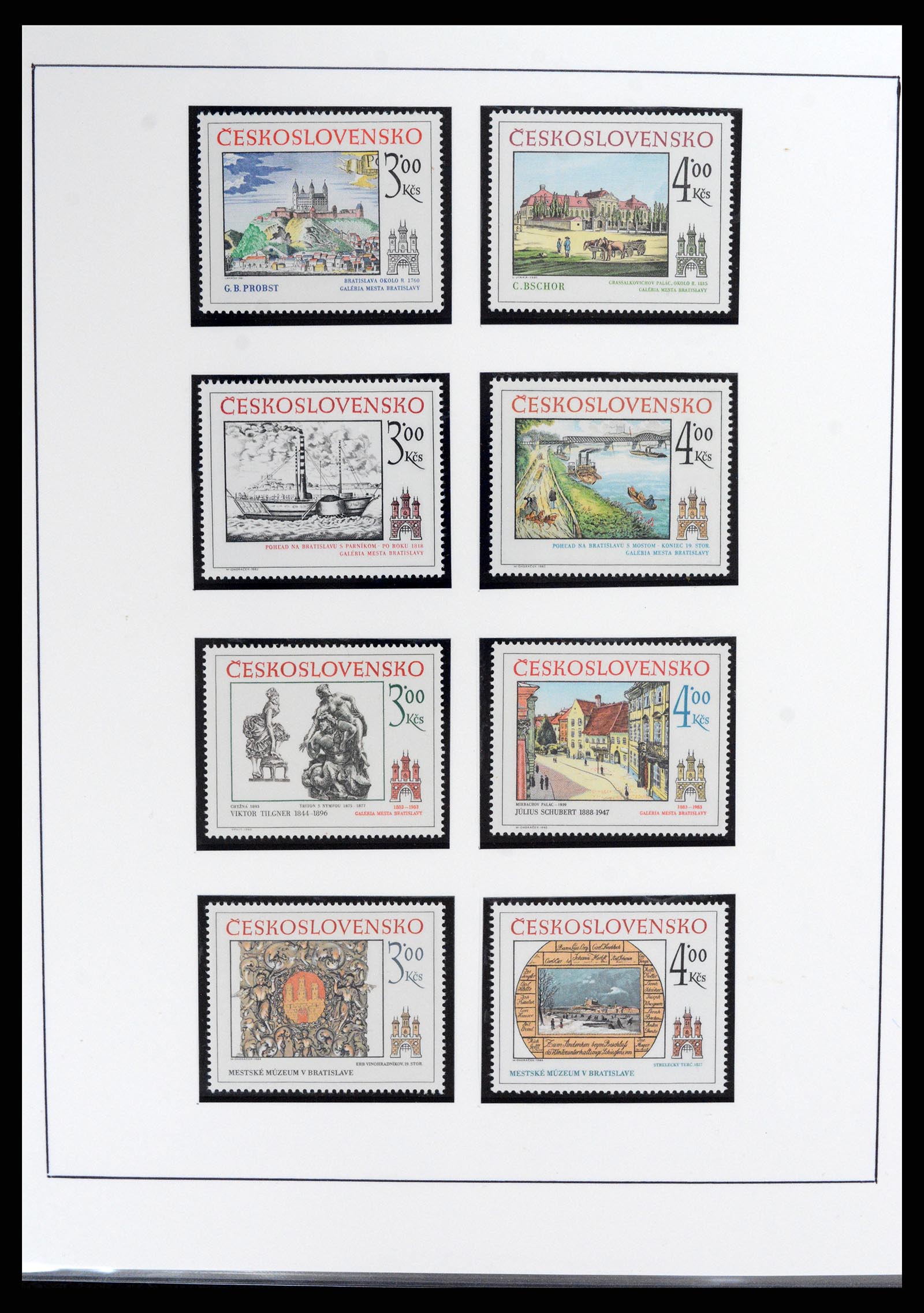 37725 054 - Postzegelverzameling 37725 Tsjechoslowakije/Slowakije/Tsjechie 1918-2