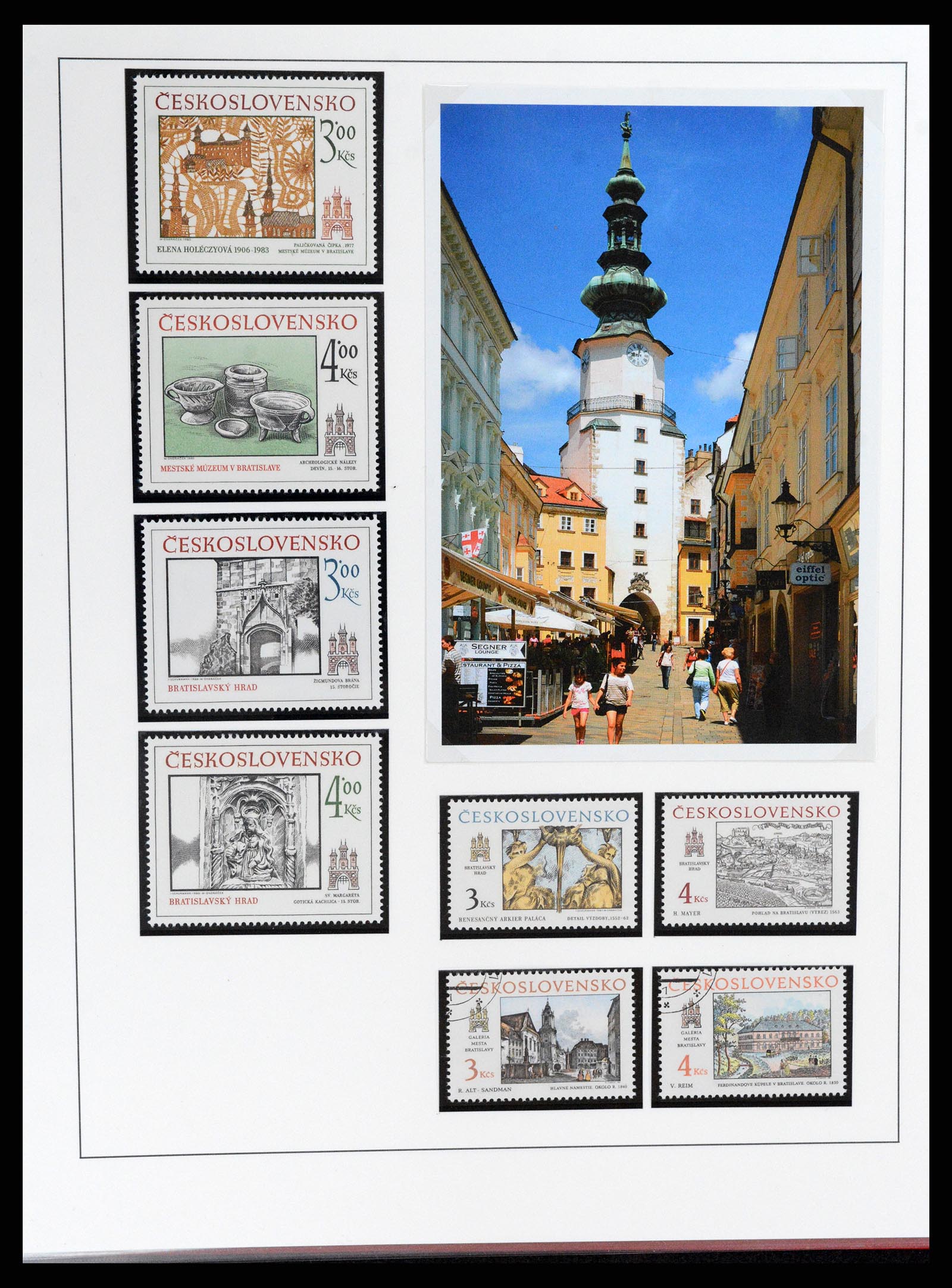 37725 055 - Postzegelverzameling 37725 Tsjechoslowakije/Slowakije/Tsjechie 1918-2