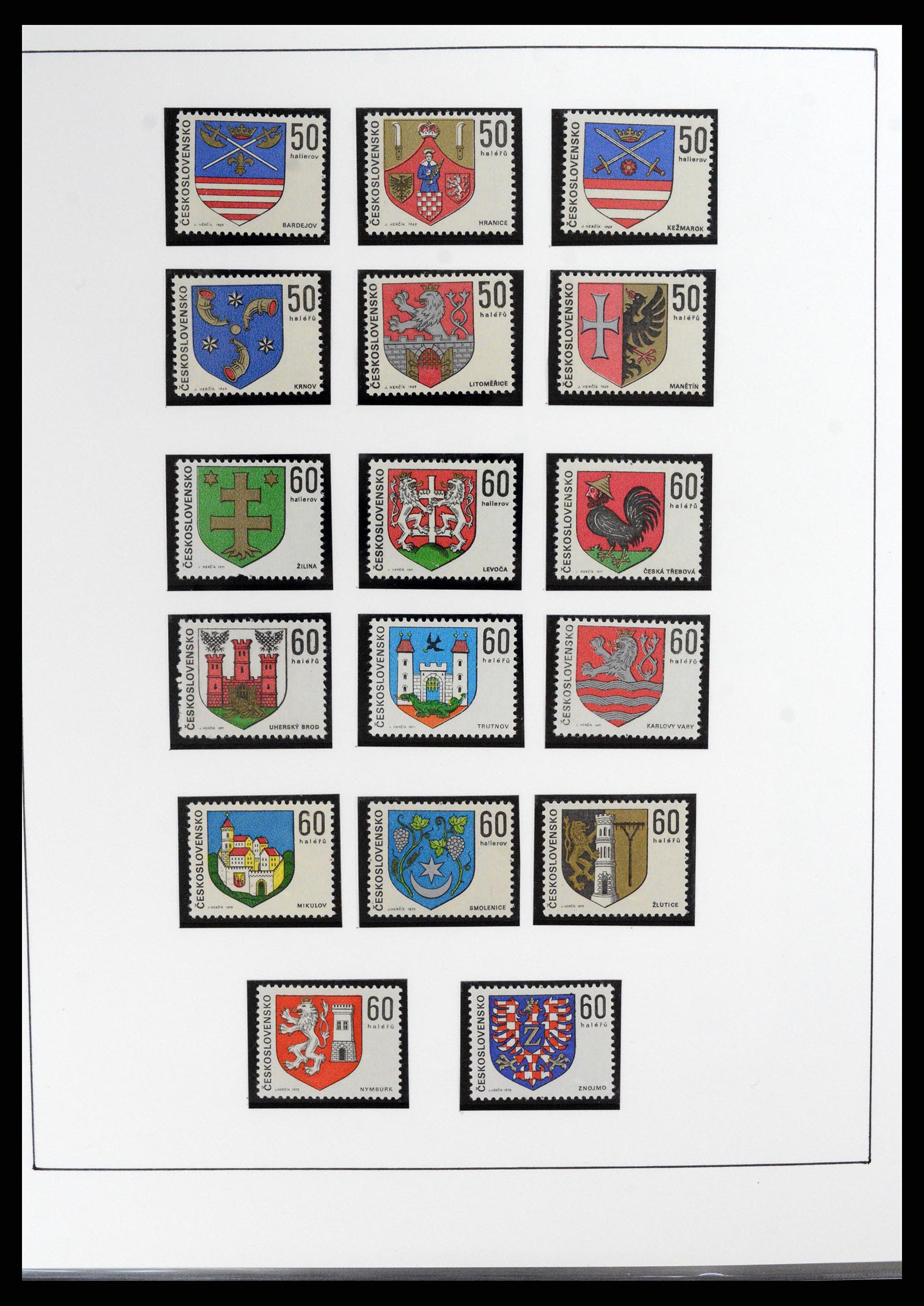 37725 058 - Postzegelverzameling 37725 Tsjechoslowakije/Slowakije/Tsjechie 1918-2