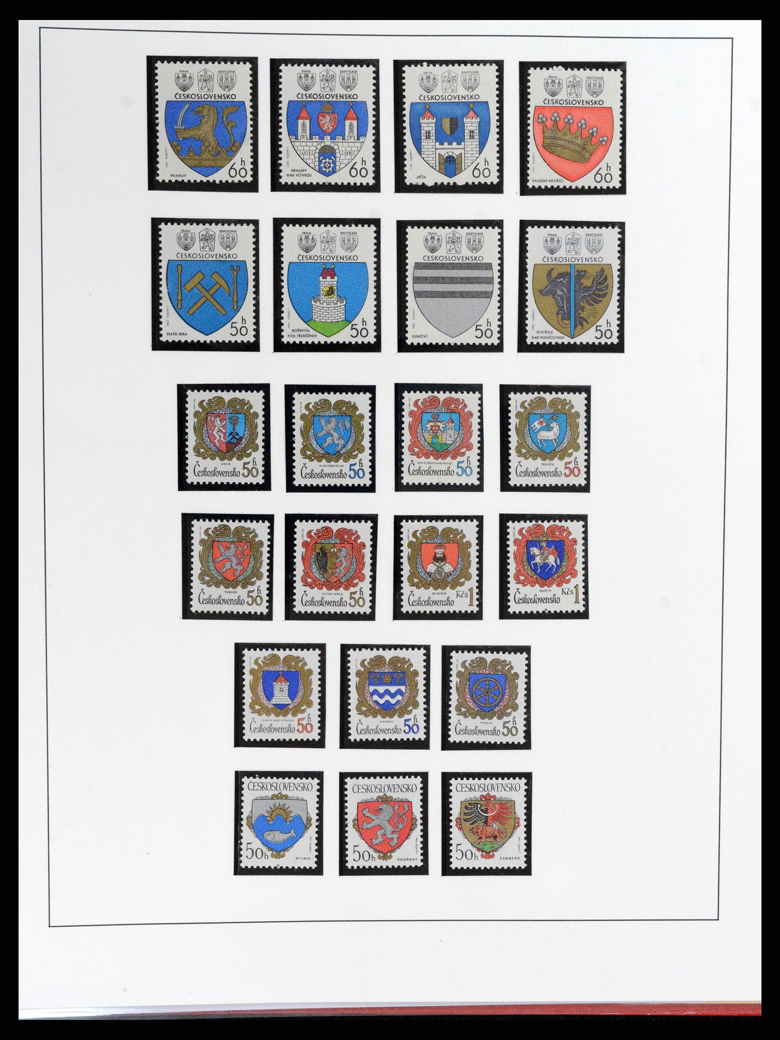 37725 059 - Postzegelverzameling 37725 Tsjechoslowakije/Slowakije/Tsjechie 1918-2