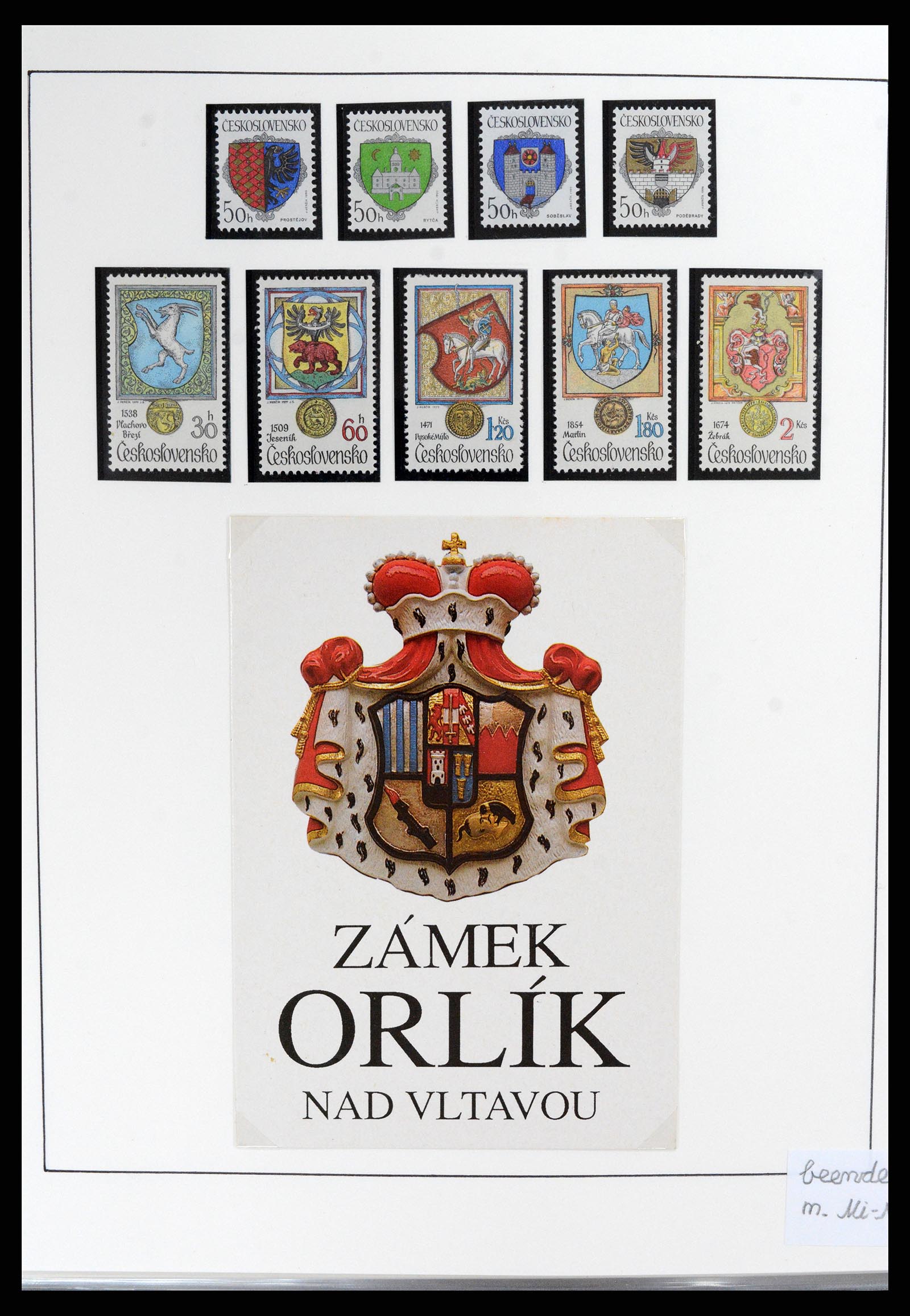 37725 060 - Postzegelverzameling 37725 Tsjechoslowakije/Slowakije/Tsjechie 1918-2