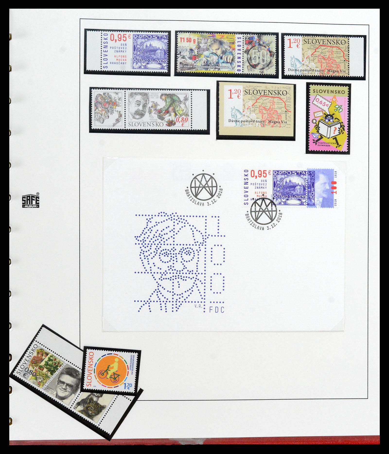 37725 647 - Postzegelverzameling 37725 Tsjechoslowakije/Slowakije/Tsjechie 1918-2