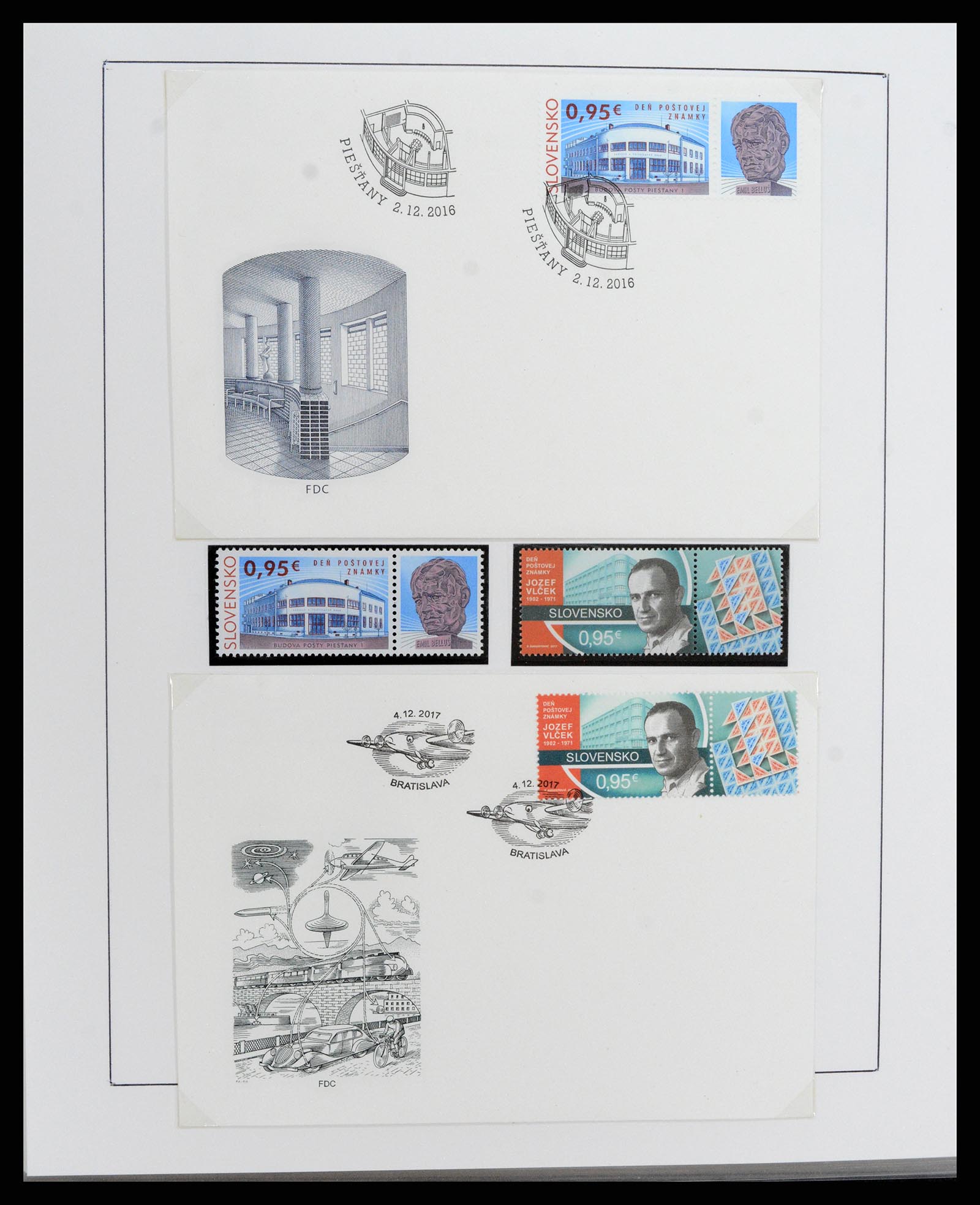 37725 648 - Postzegelverzameling 37725 Tsjechoslowakije/Slowakije/Tsjechie 1918-2