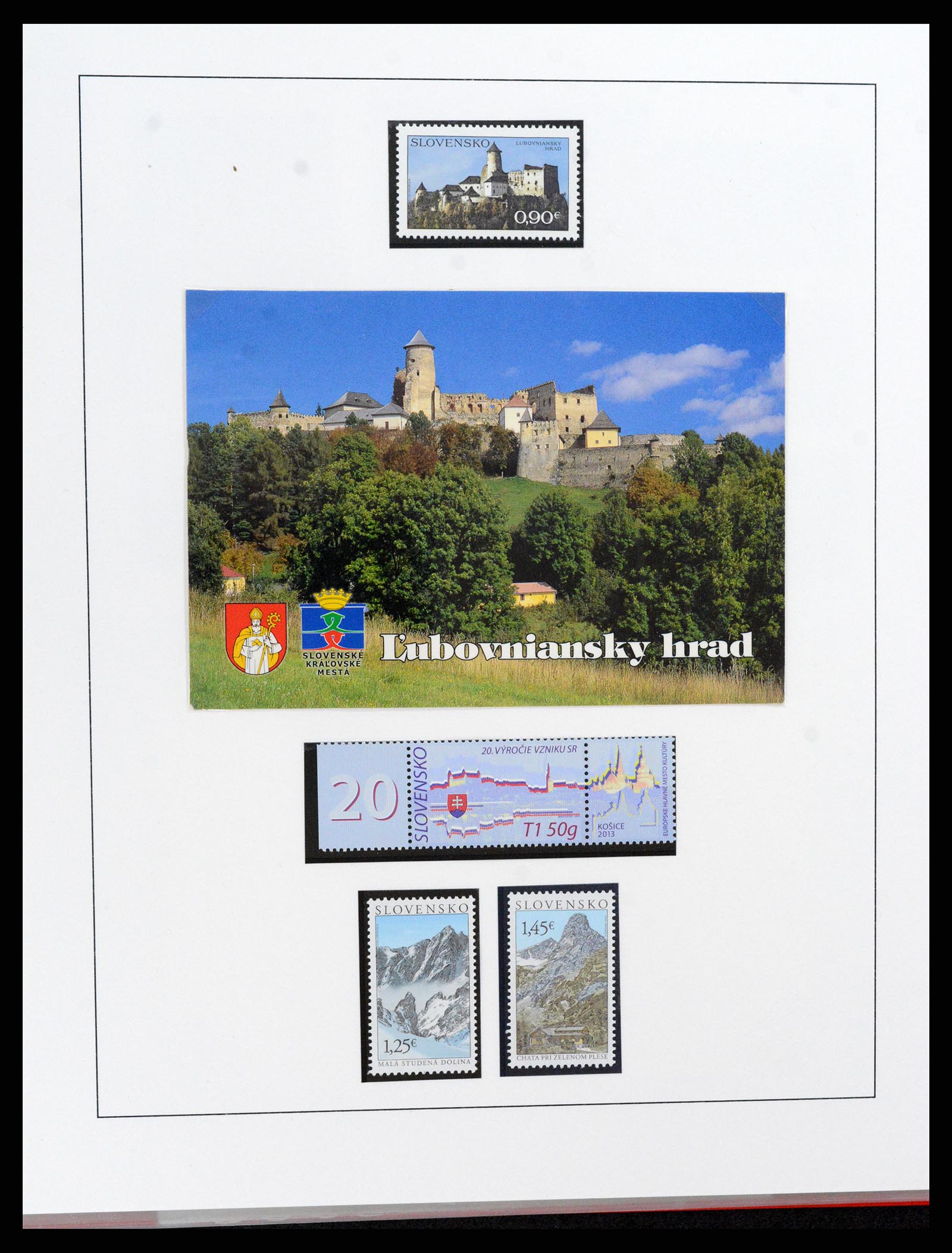 37725 652 - Postzegelverzameling 37725 Tsjechoslowakije/Slowakije/Tsjechie 1918-2