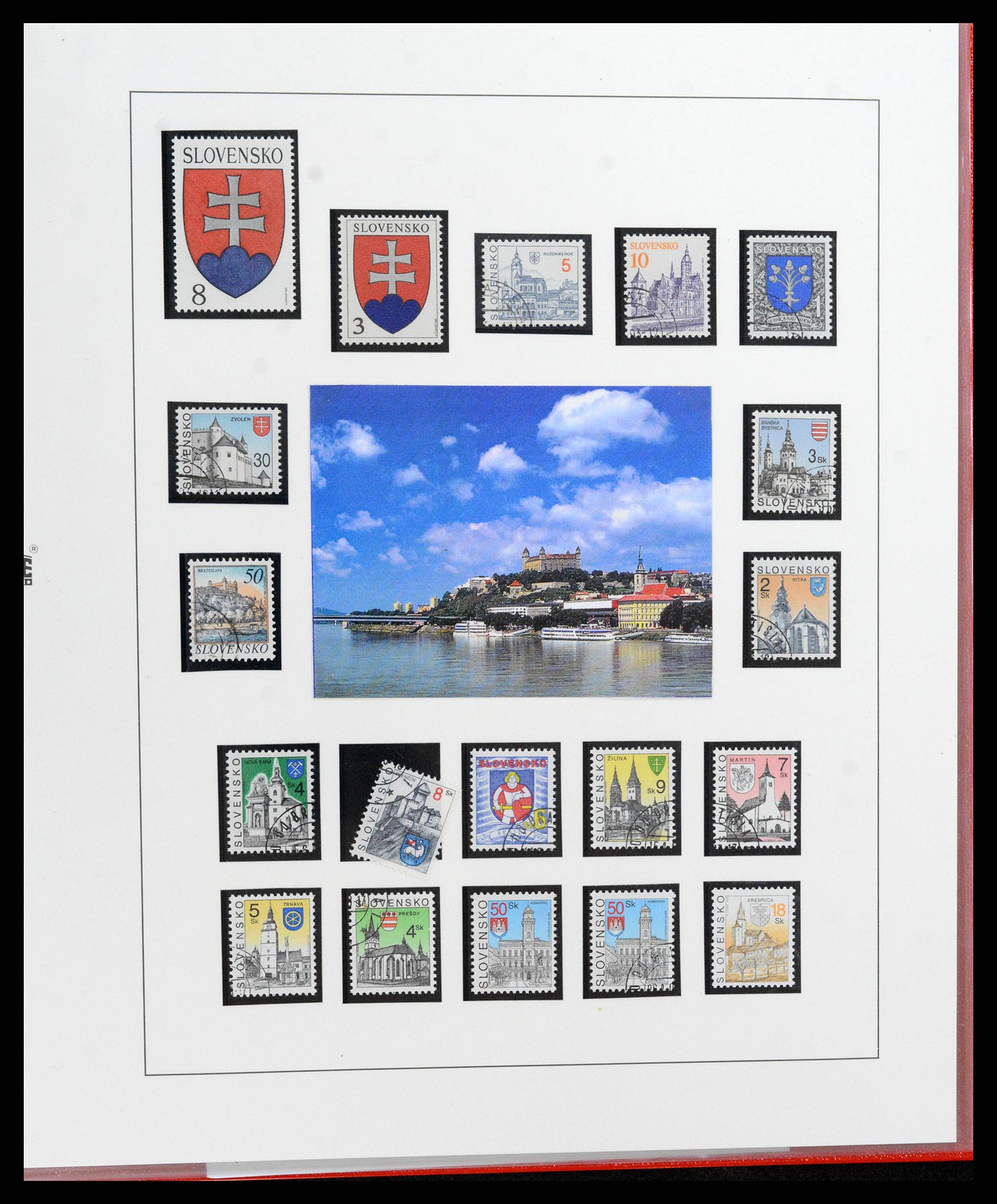 37725 658 - Postzegelverzameling 37725 Tsjechoslowakije/Slowakije/Tsjechie 1918-2