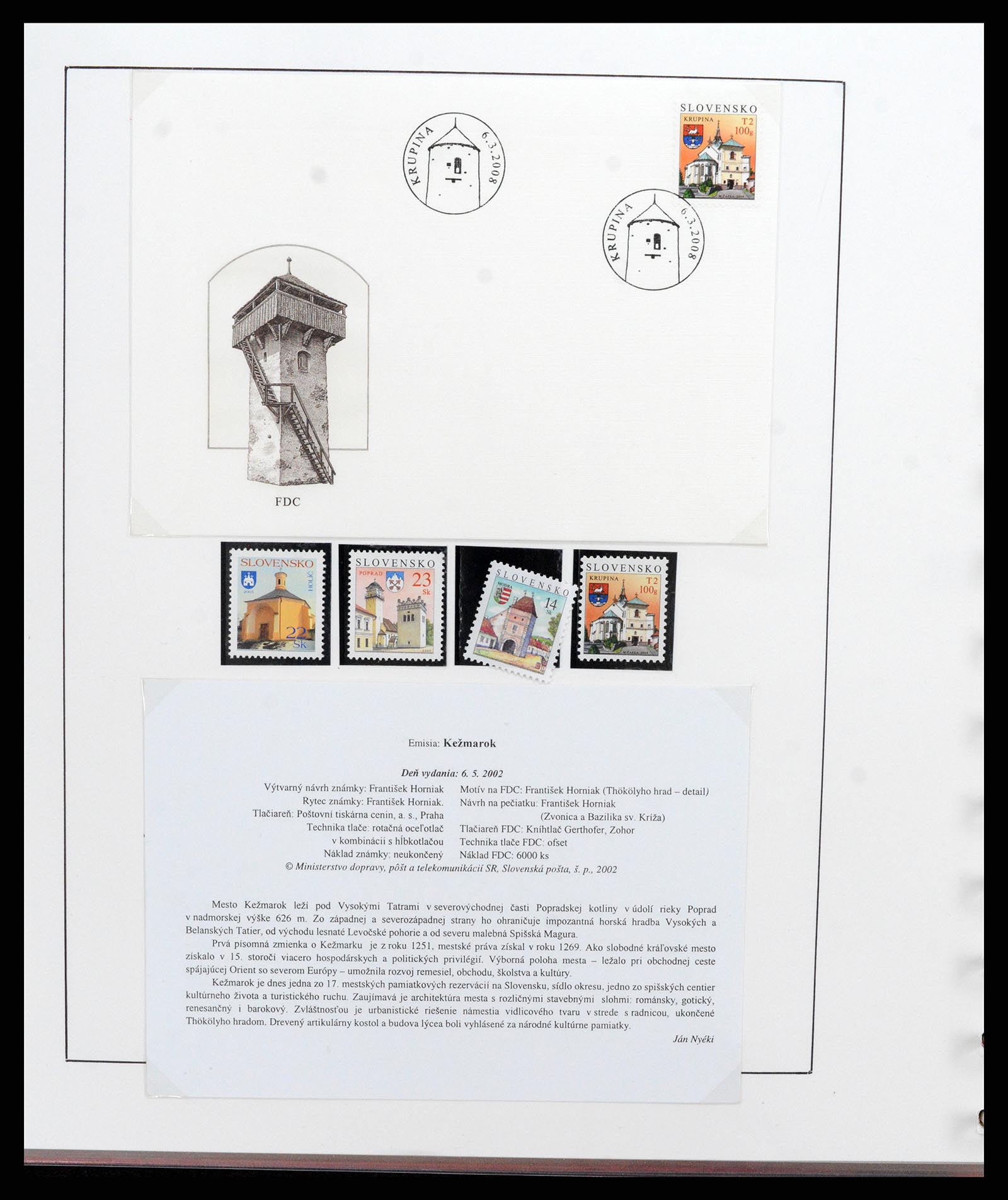 37725 664 - Postzegelverzameling 37725 Tsjechoslowakije/Slowakije/Tsjechie 1918-2