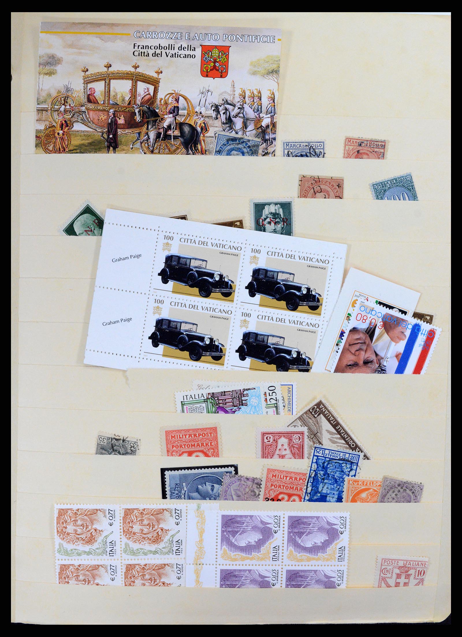 37726 001 - Postzegelverzameling 37726 Italië, Italiaanse gebieden en koloniën 18