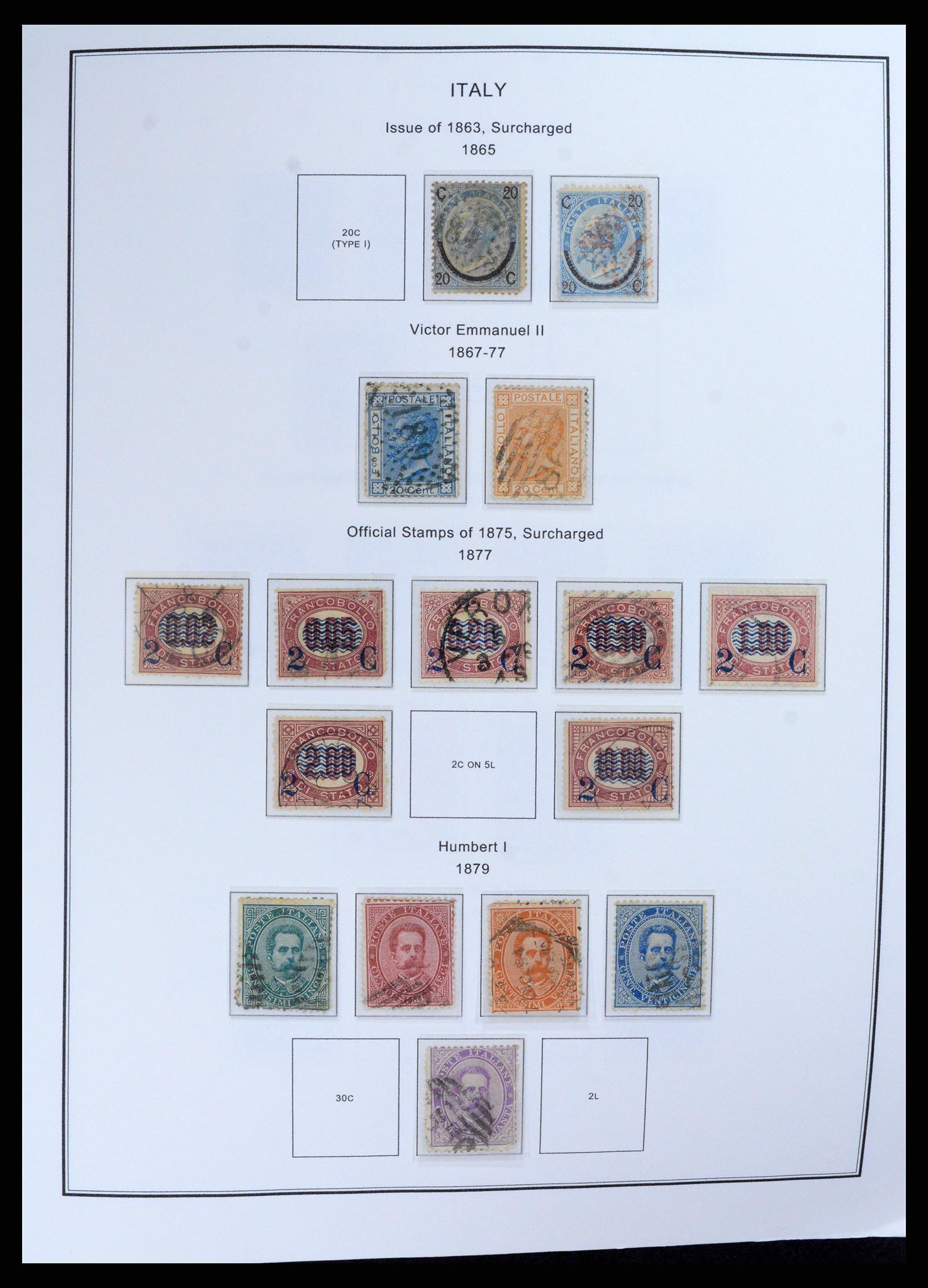 37726 003 - Postzegelverzameling 37726 Italië, Italiaanse gebieden en koloniën 18