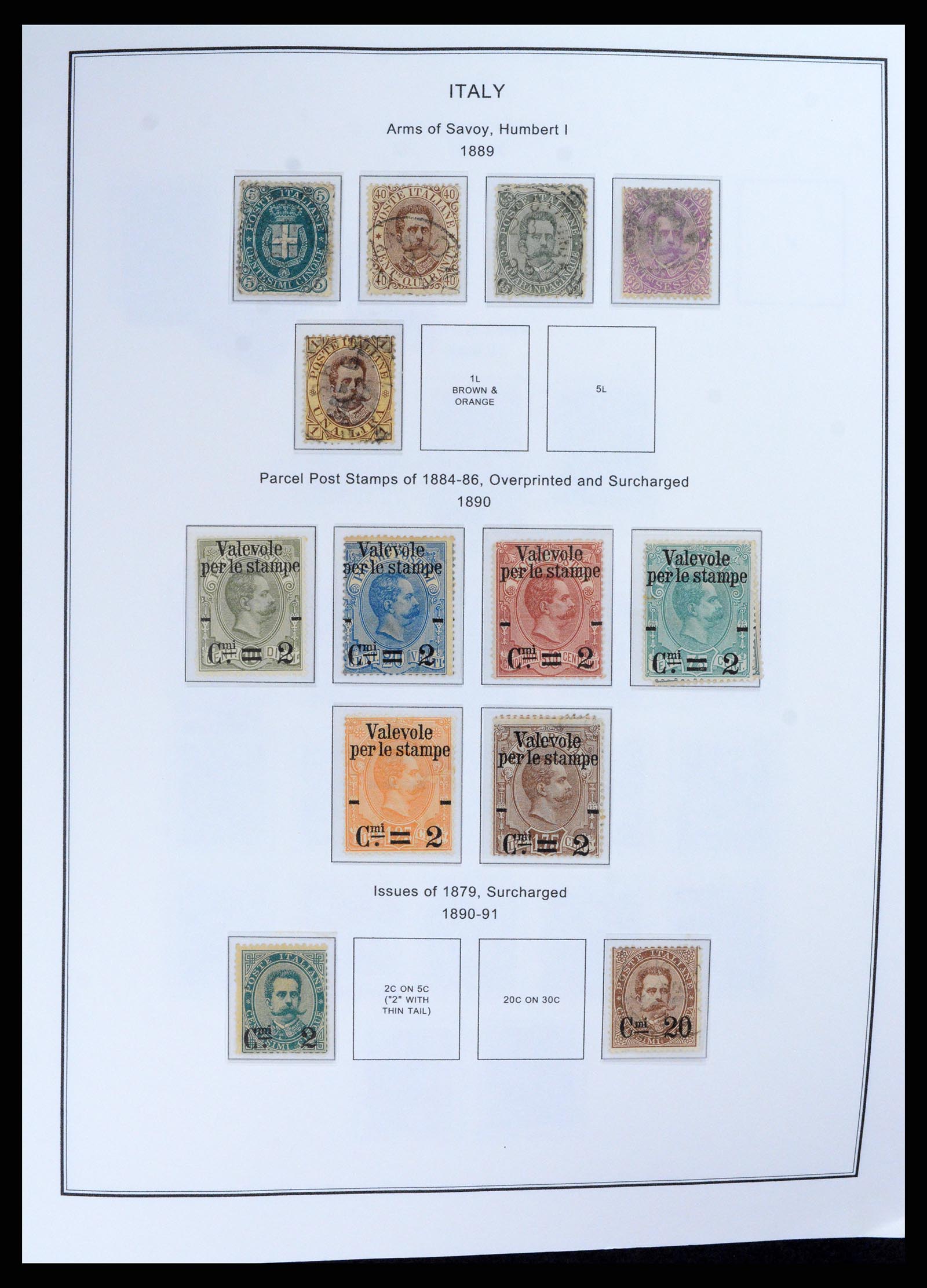 37726 004 - Postzegelverzameling 37726 Italië, Italiaanse gebieden en koloniën 18