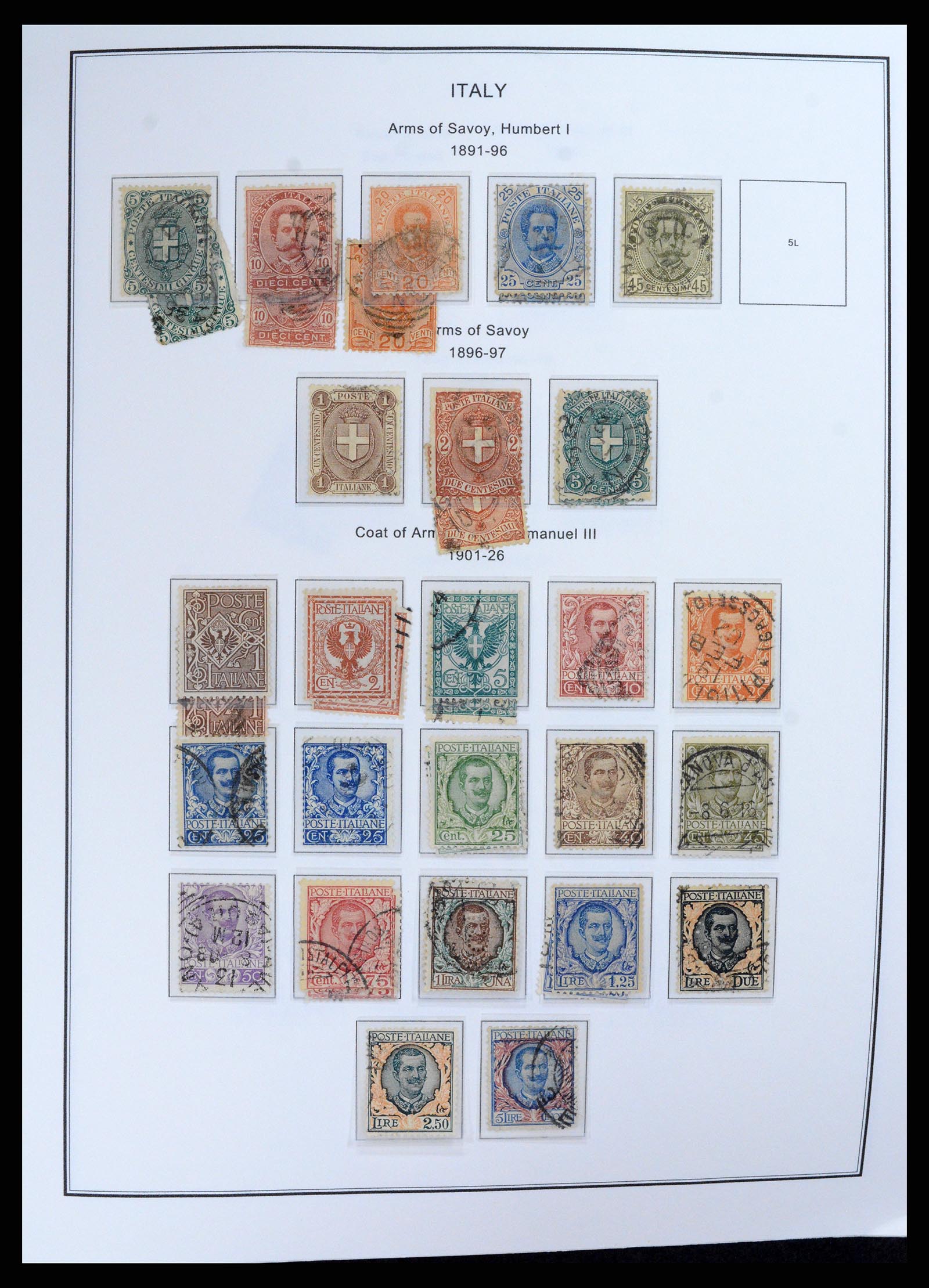 37726 005 - Stamp collection 37726 Italy, Italian territories and colonies 1863-2004