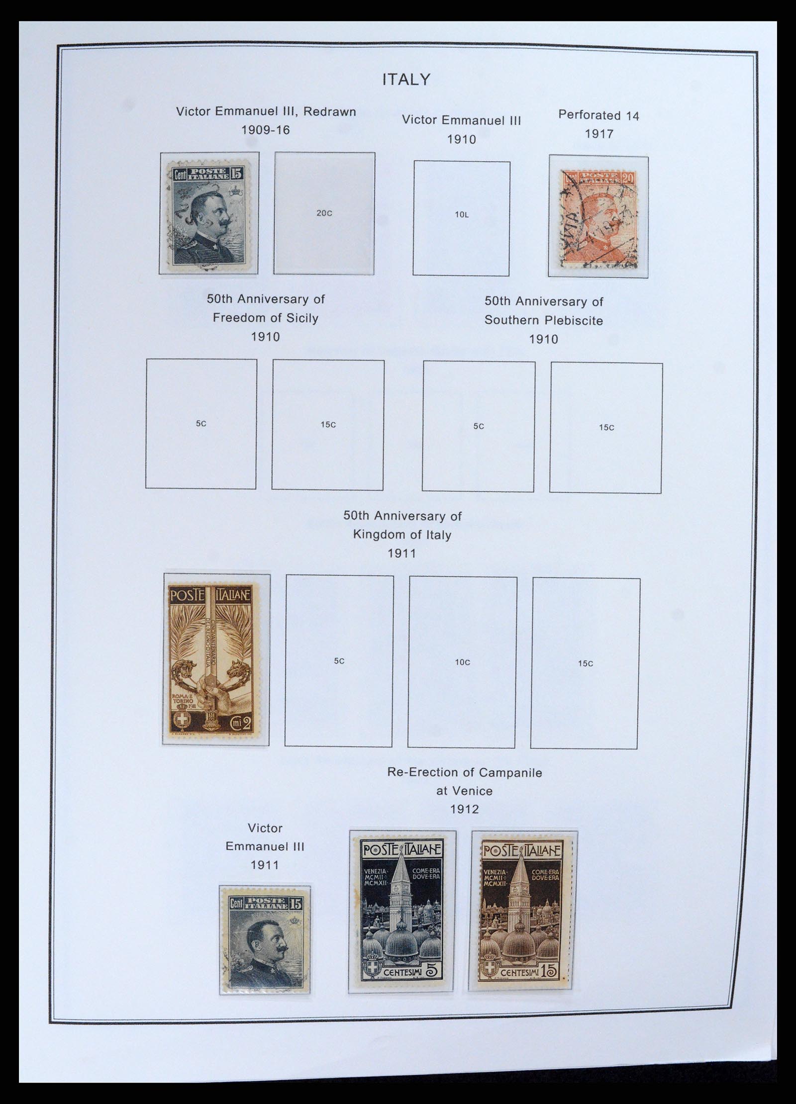 37726 007 - Postzegelverzameling 37726 Italië, Italiaanse gebieden en koloniën 18