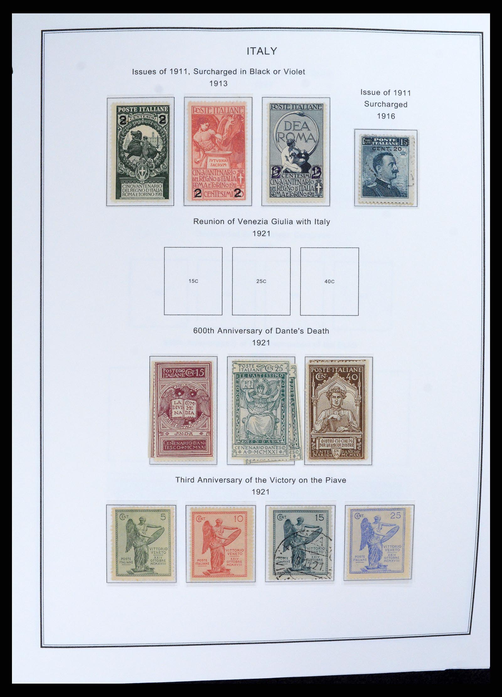 37726 008 - Postzegelverzameling 37726 Italië, Italiaanse gebieden en koloniën 18