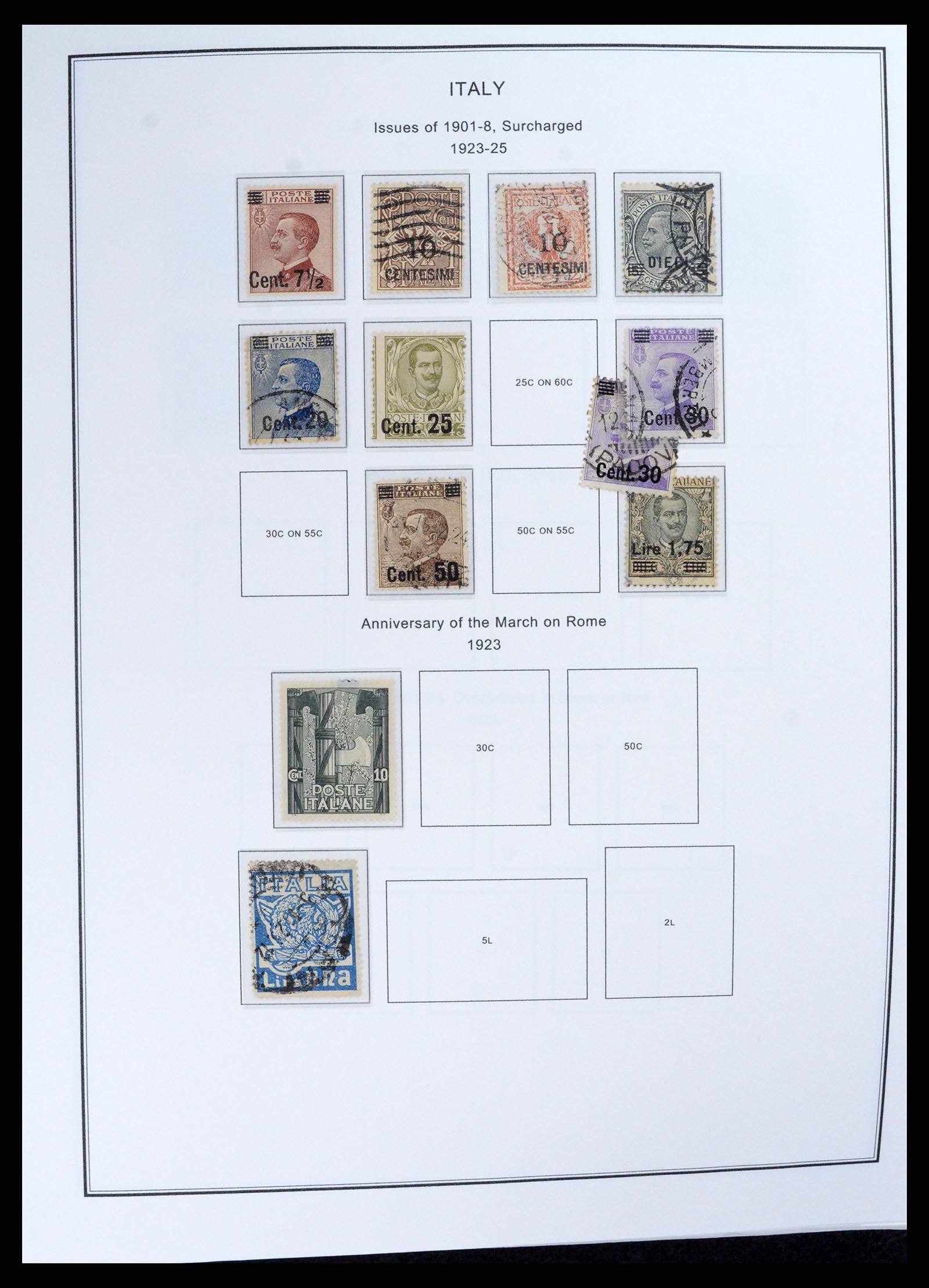 37726 010 - Stamp collection 37726 Italy, Italian territories and colonies 1863-2004