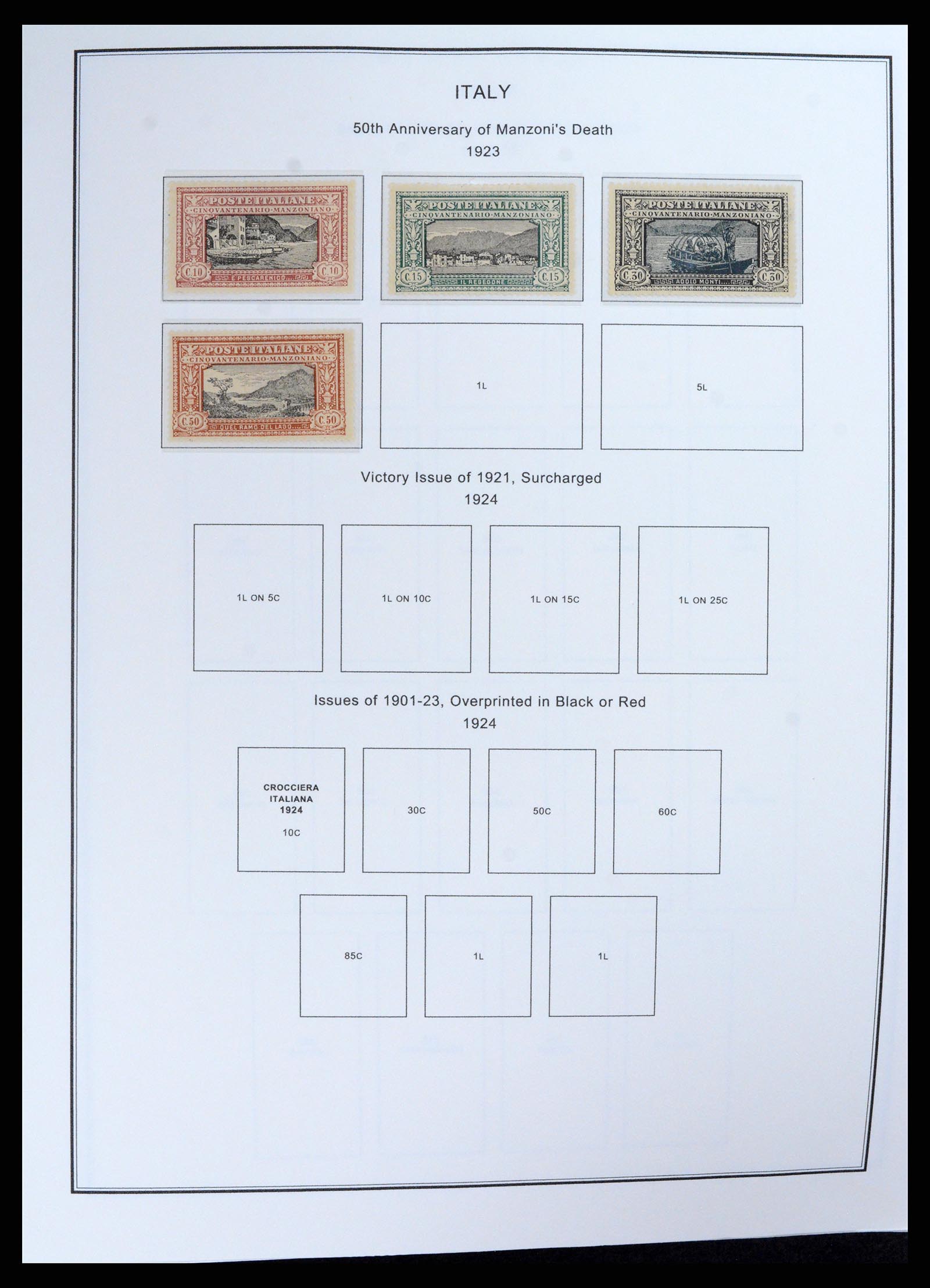 37726 011 - Postzegelverzameling 37726 Italië, Italiaanse gebieden en koloniën 18