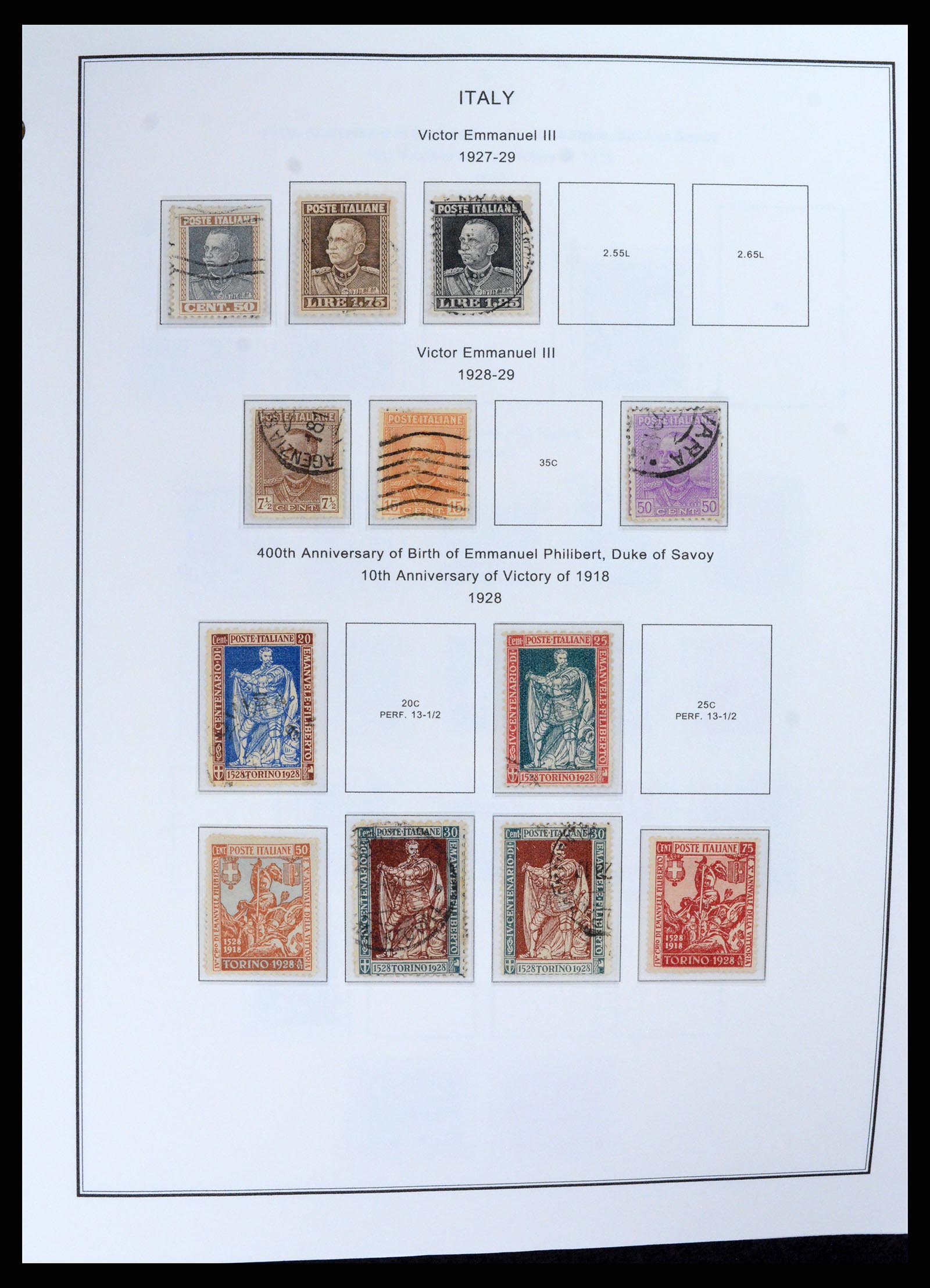 37726 013 - Postzegelverzameling 37726 Italië, Italiaanse gebieden en koloniën 18
