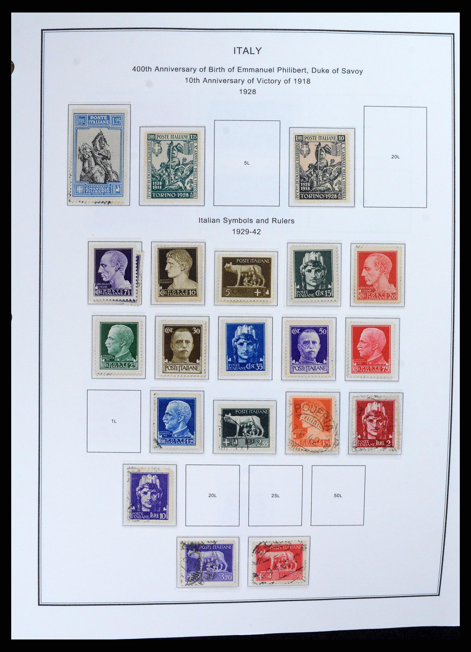 37726 014 - Postzegelverzameling 37726 Italië, Italiaanse gebieden en koloniën 18