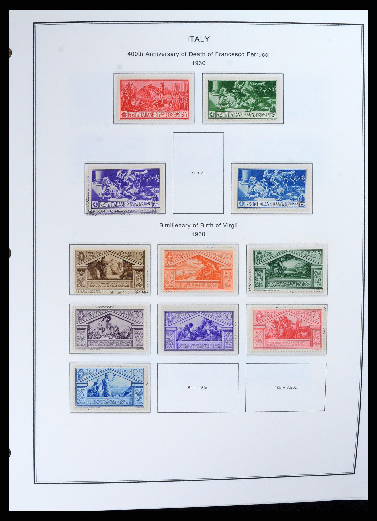 37726 016 - Postzegelverzameling 37726 Italië, Italiaanse gebieden en koloniën 18